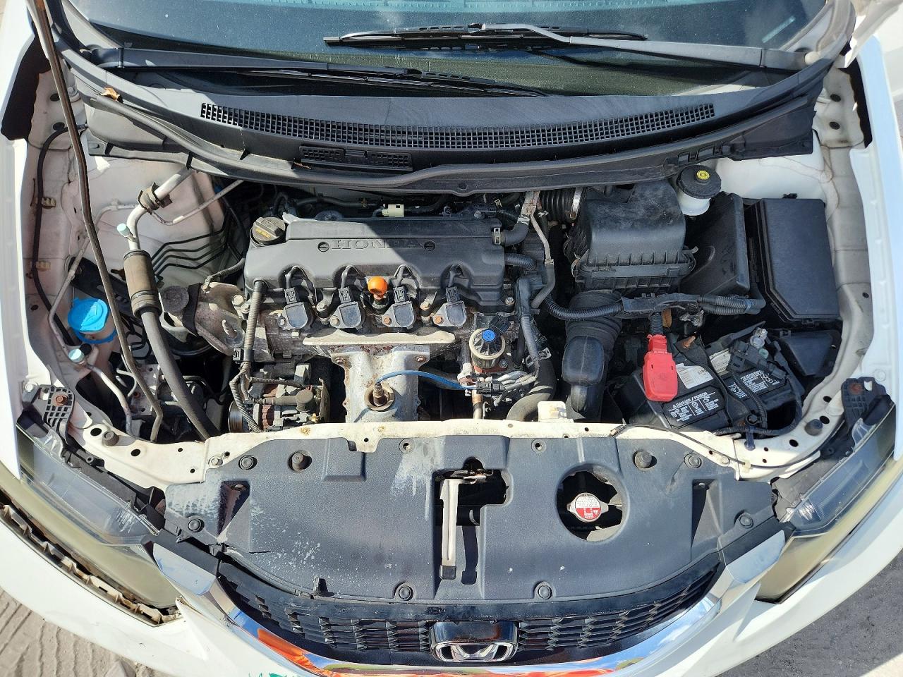 2015 Honda Civic Ex White vin: 19XFB2F85FE225981