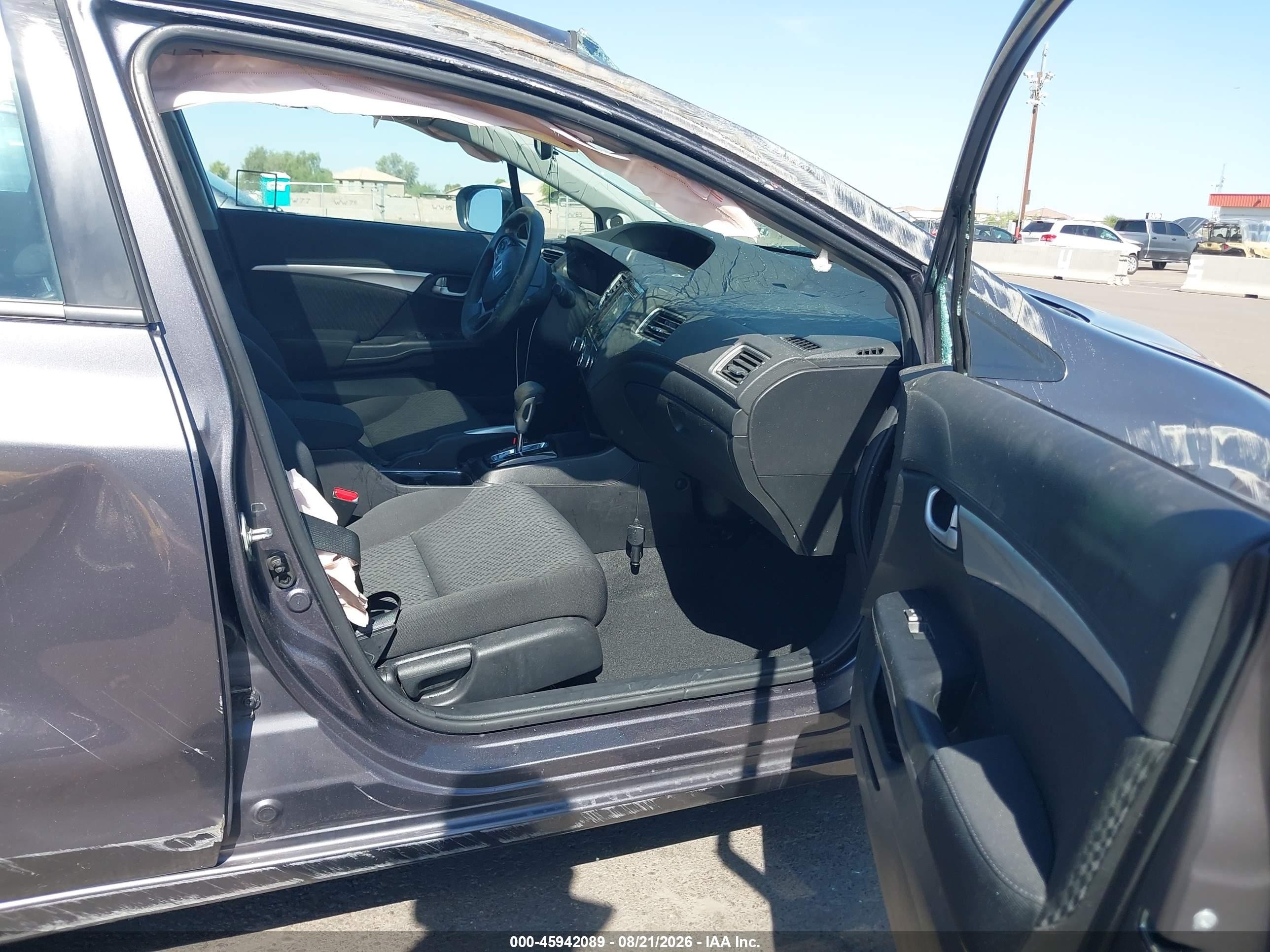 2015 Honda Civic Ex Gray vin: 19XFB2F85FE234017