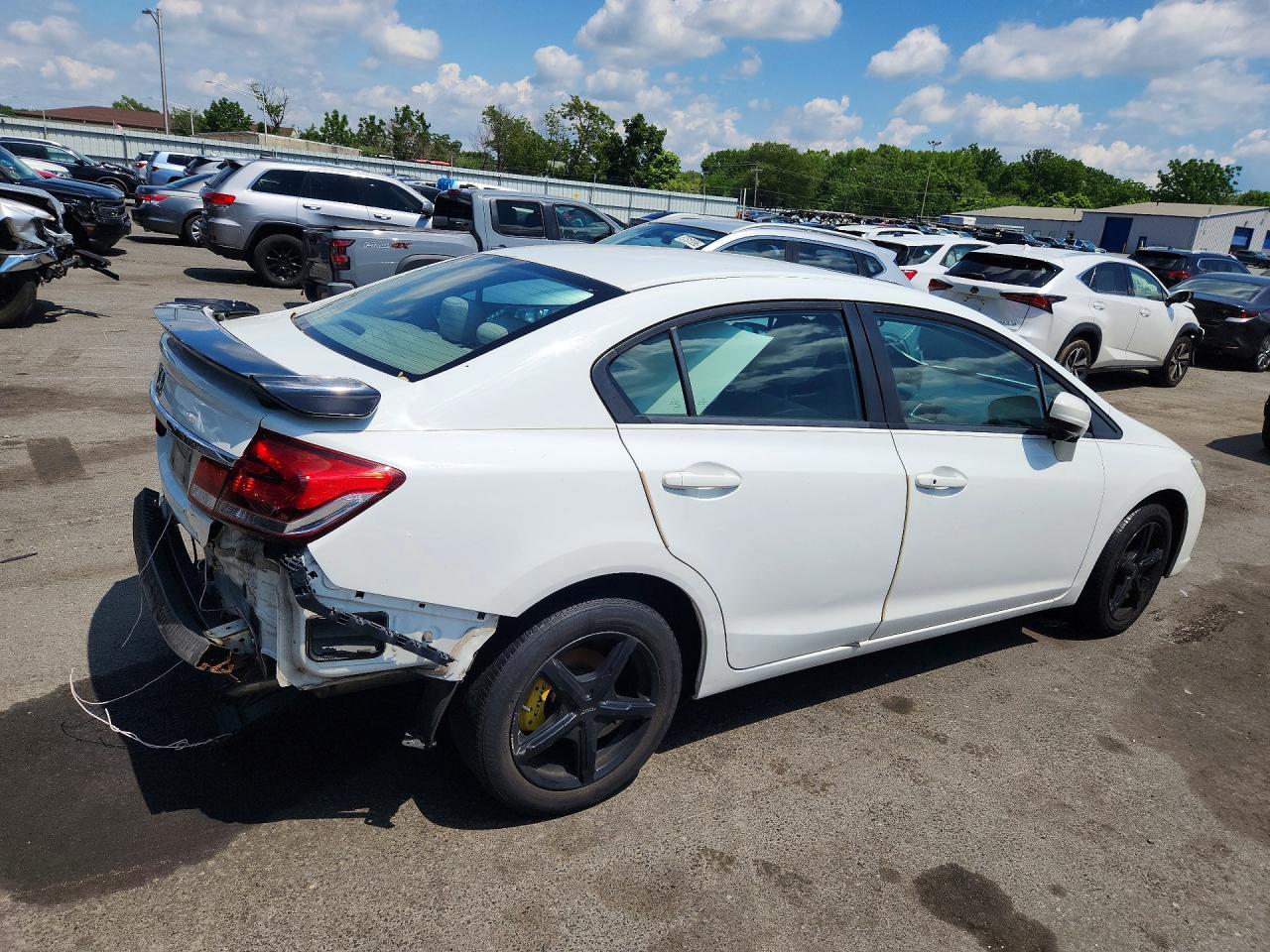 2015 Honda Civic Ex White vin: 19XFB2F85FE241565