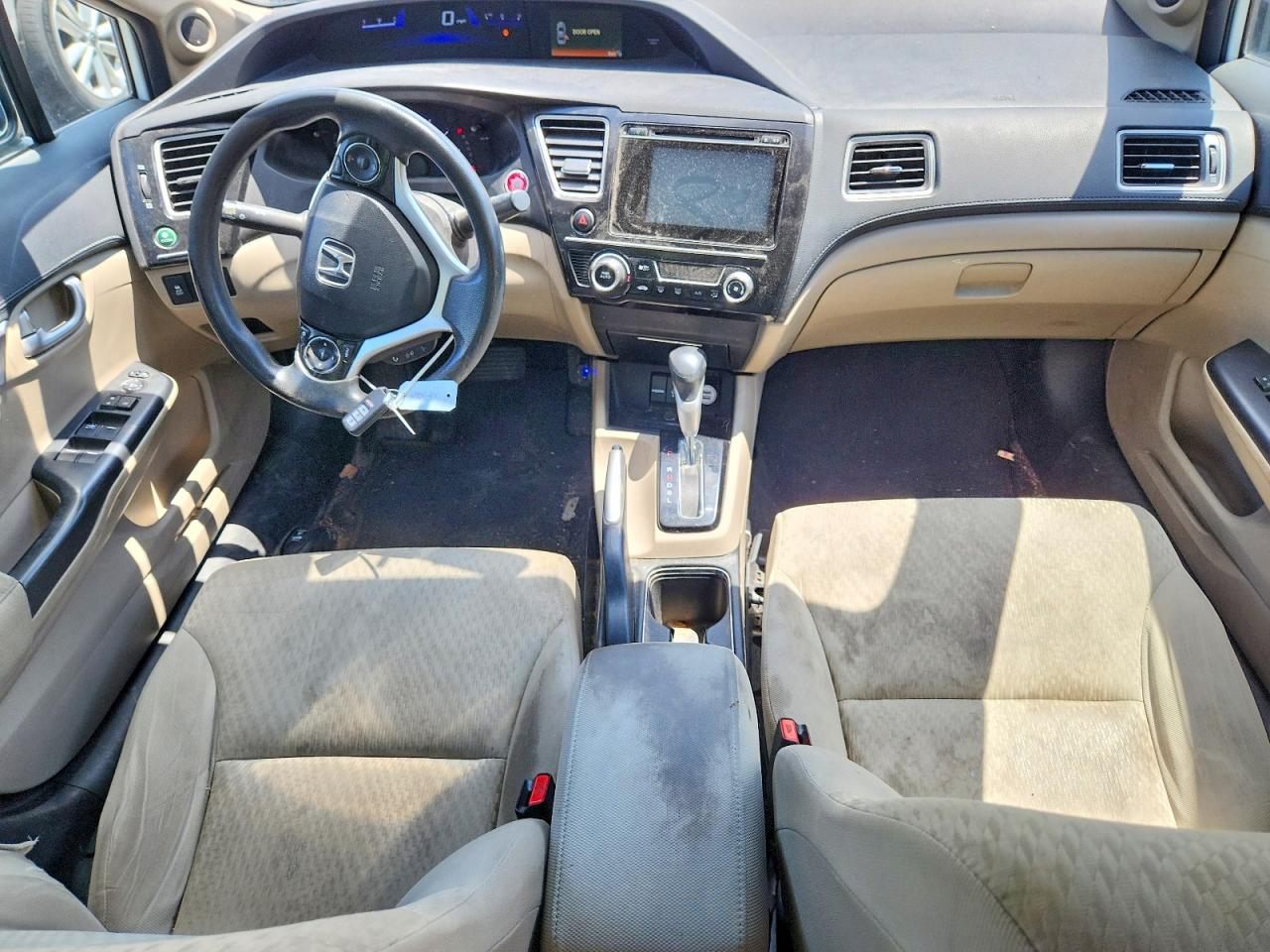 2015 Honda Civic Ex White vin: 19XFB2F85FE241565