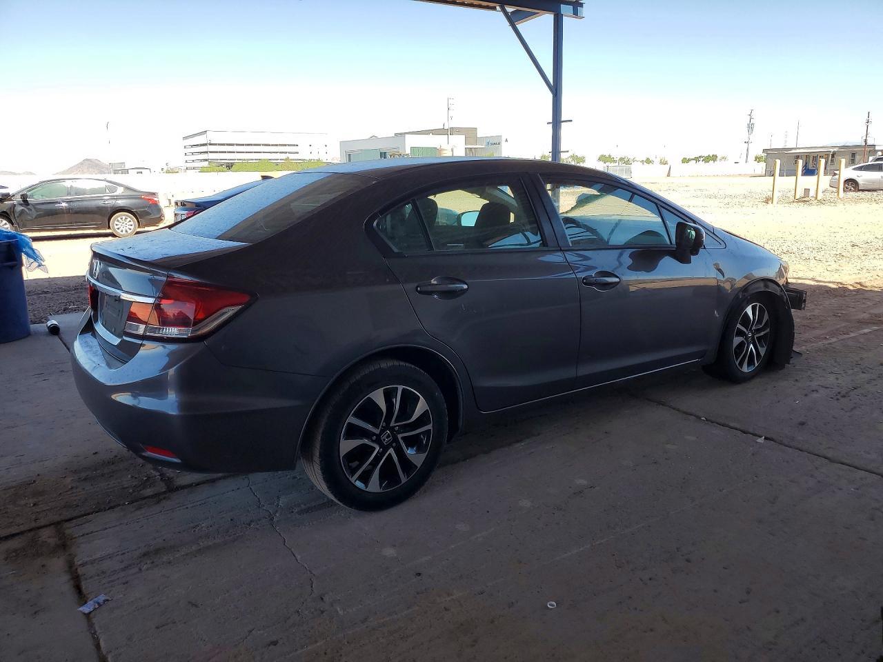 2015 Honda Civic Ex Gray vin: 19XFB2F85FE246183