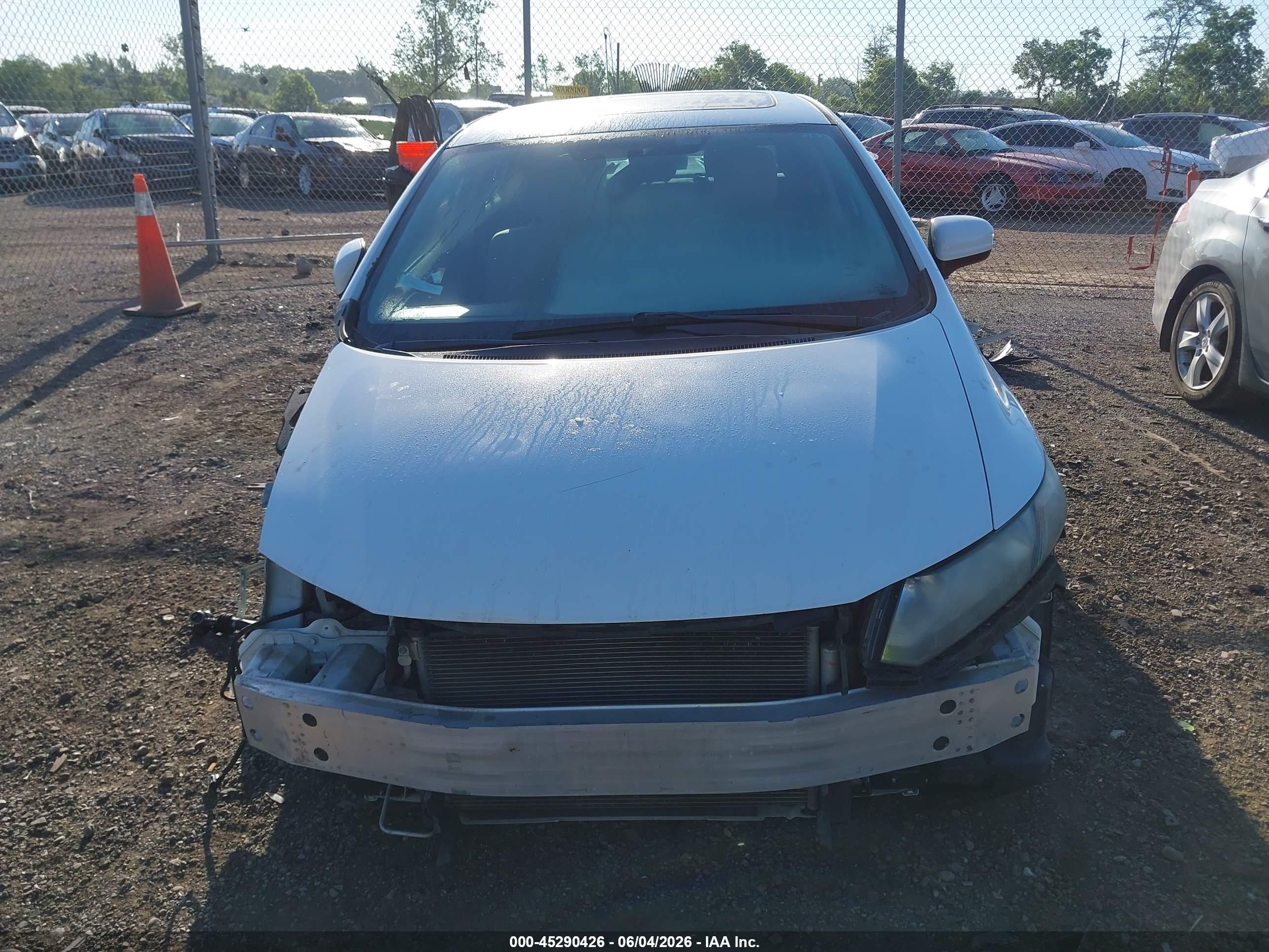 2015 Honda Civic Ex White vin: 19XFB2F85FE254025