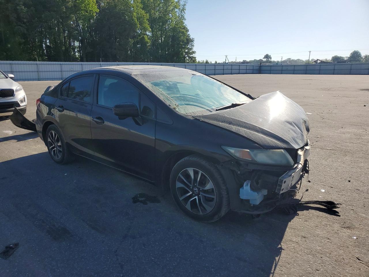 2015 Honda Civic Ex Black vin: 19XFB2F85FE281306