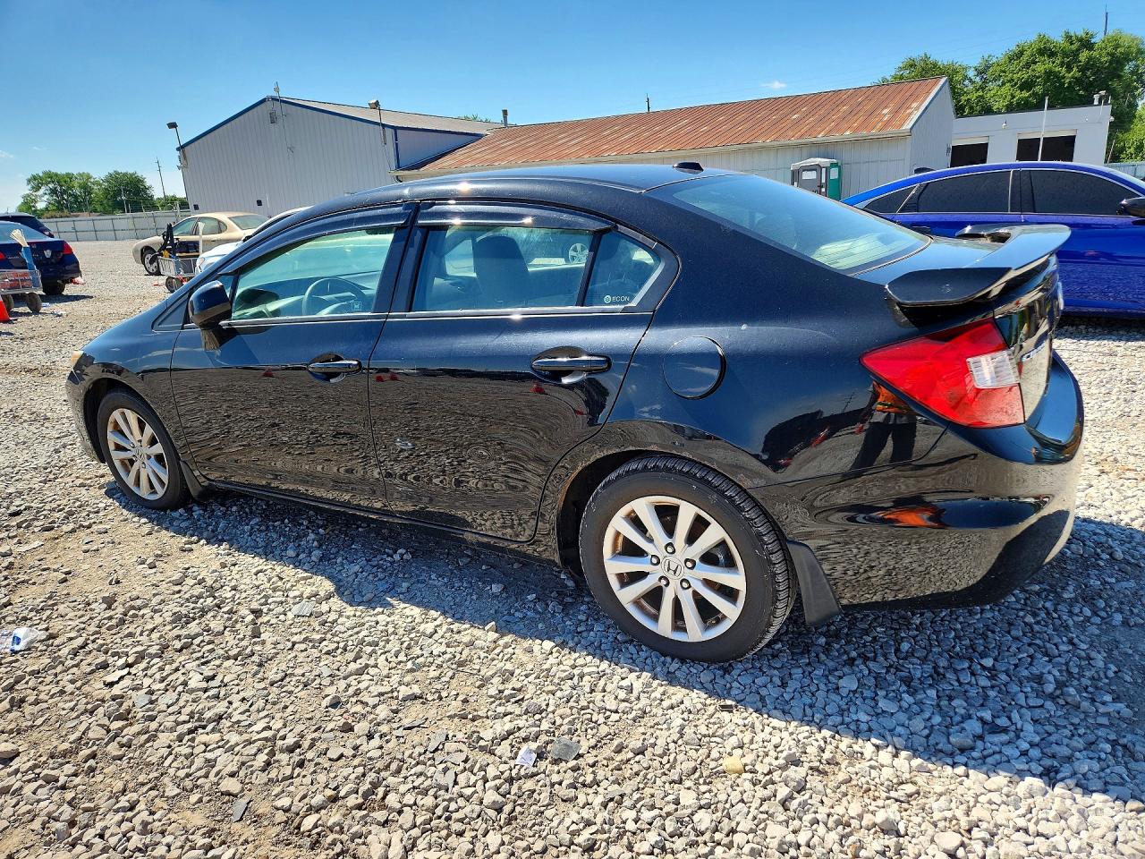 2012 Honda Civic Ex Black vin: 19XFB2F86CE045744