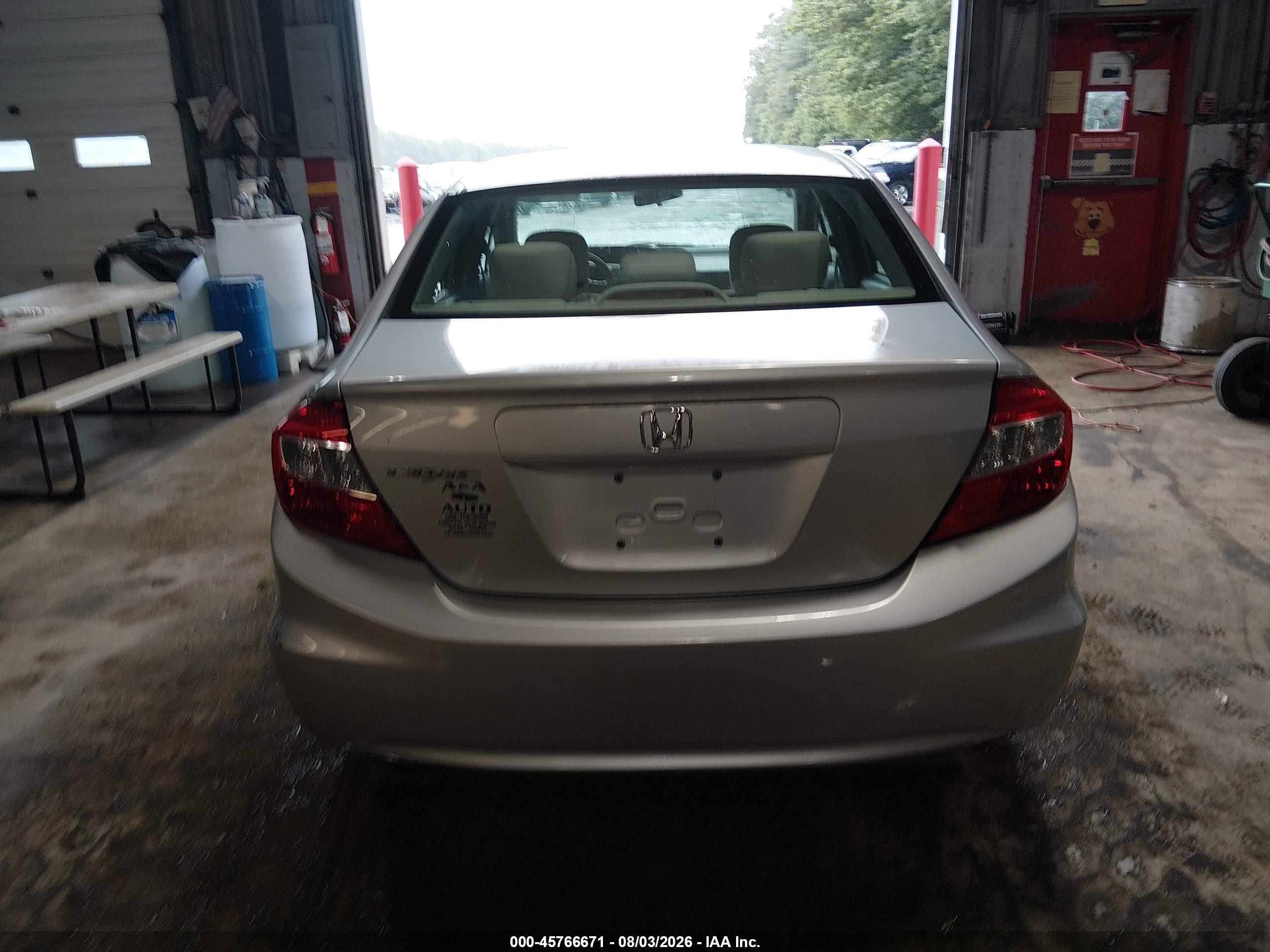 2012 Honda Civic Ex Silver vin: 19XFB2F86CE051463