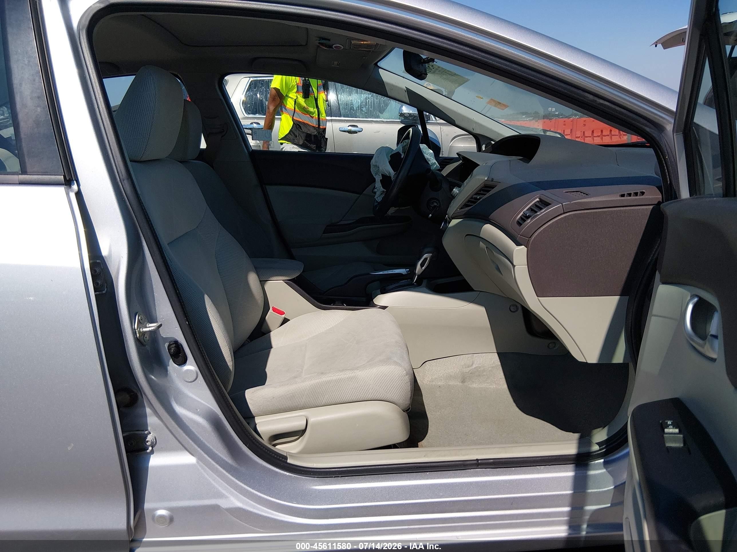 2012 Honda Civic Ex Silver vin: 19XFB2F86CE065511