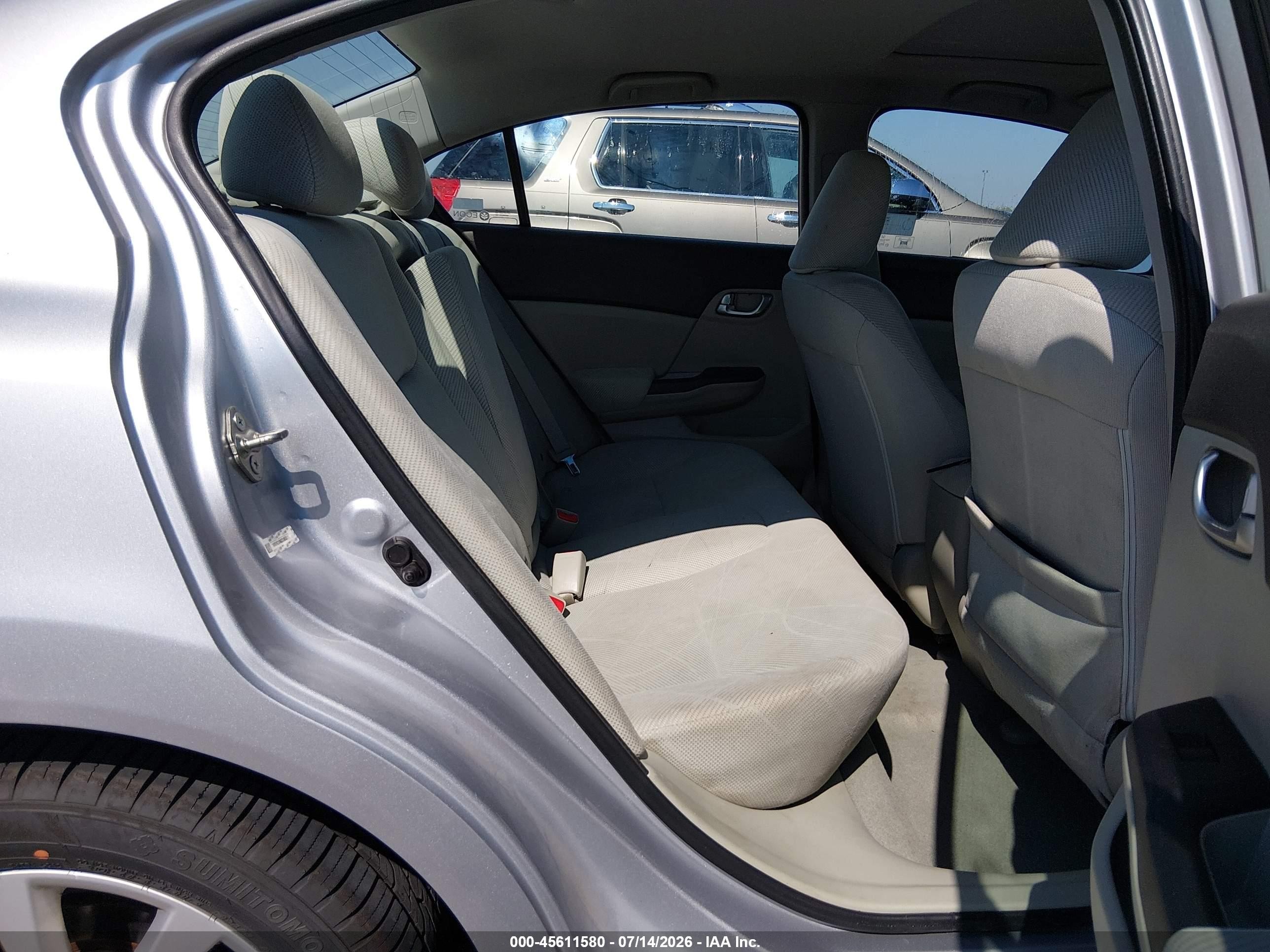 2012 Honda Civic Ex Silver vin: 19XFB2F86CE065511
