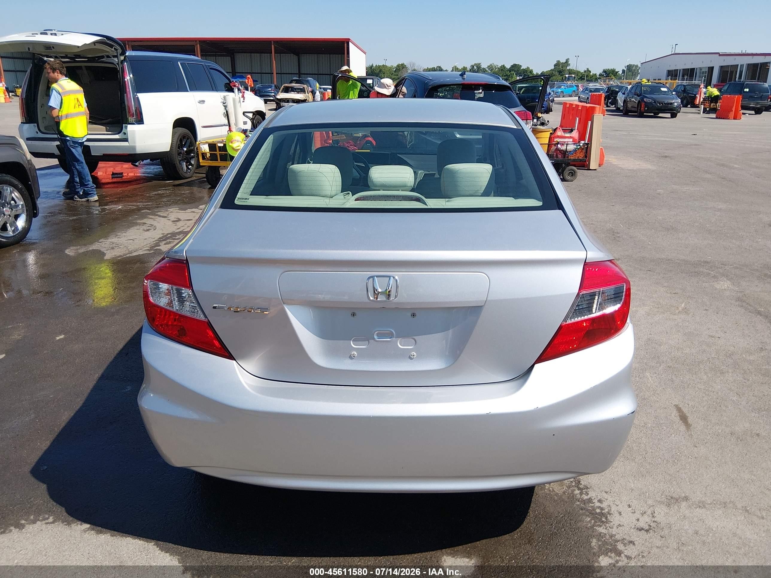2012 Honda Civic Ex Silver vin: 19XFB2F86CE065511