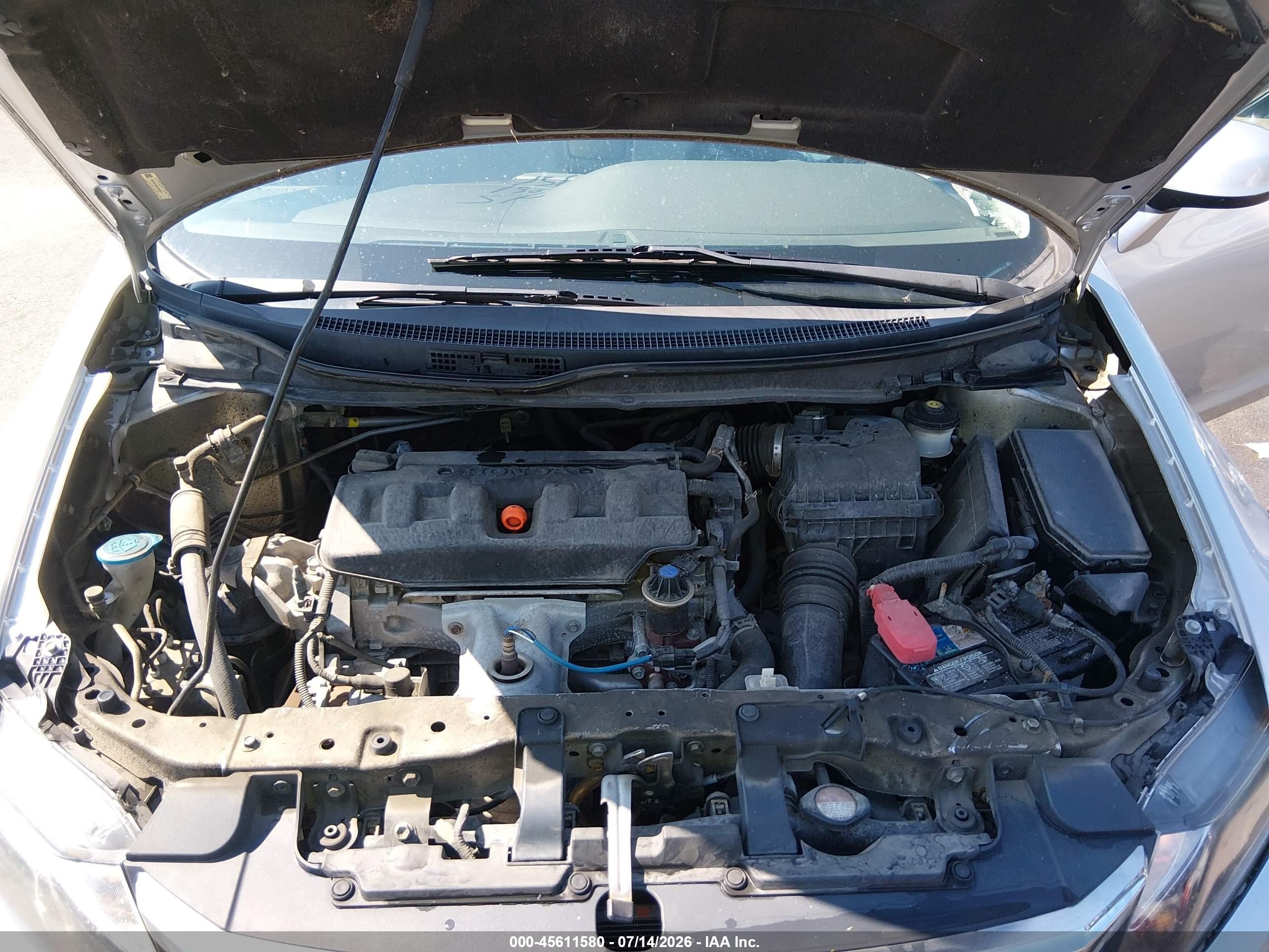 2012 Honda Civic Ex Silver vin: 19XFB2F86CE065511