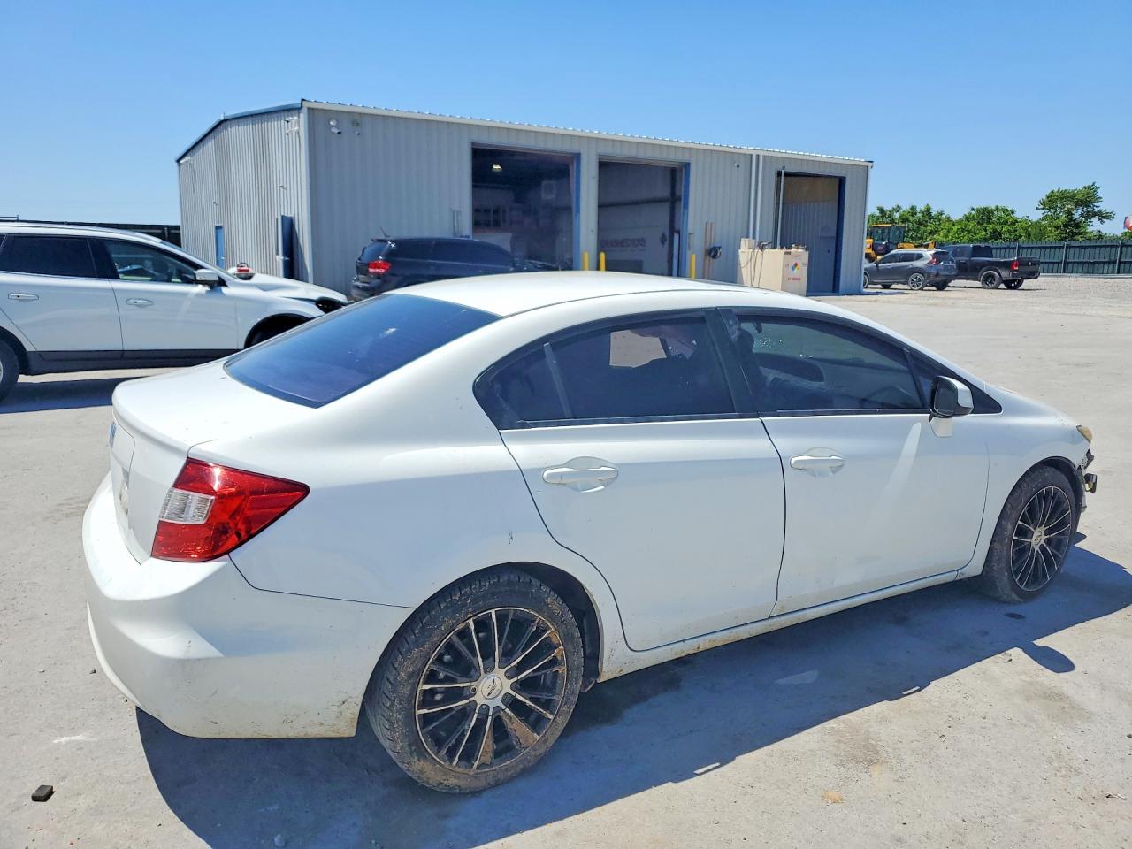 2012 Honda Civic Ex White vin: 19XFB2F86CE067744