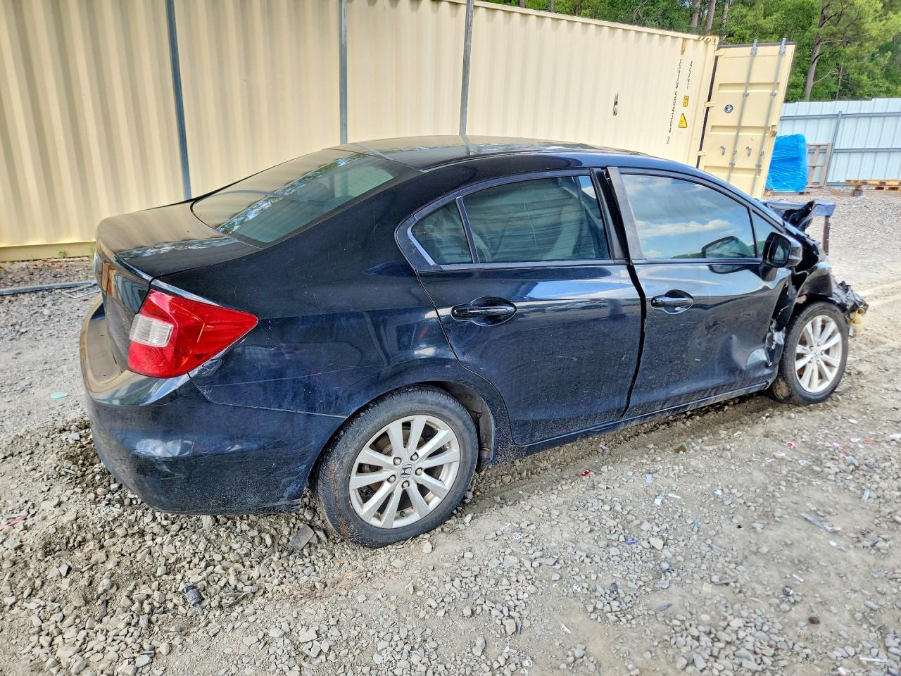 2012 Honda Civic Ex Black vin: 19XFB2F86CE306595