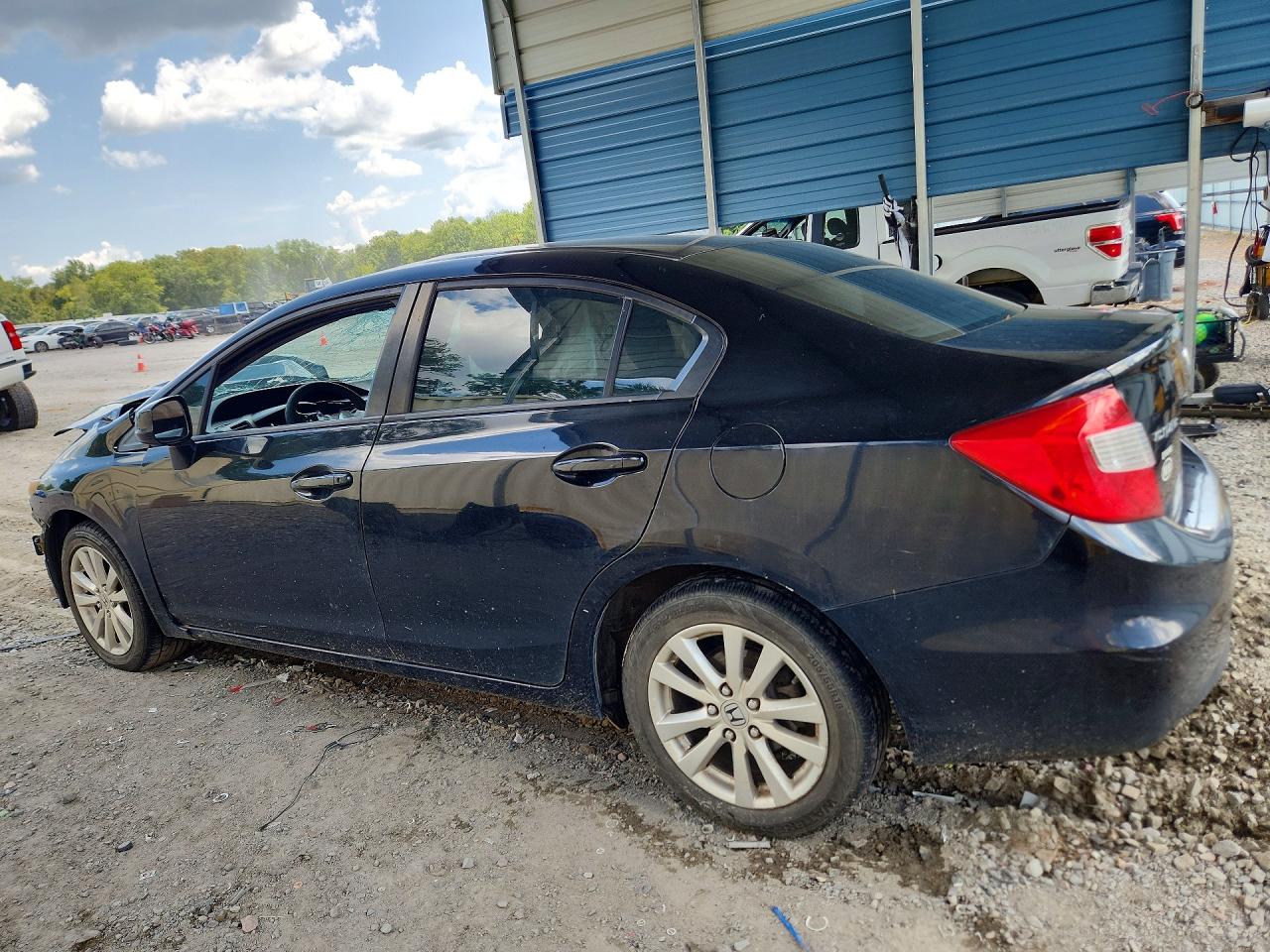 2012 Honda Civic Ex Black vin: 19XFB2F86CE306595
