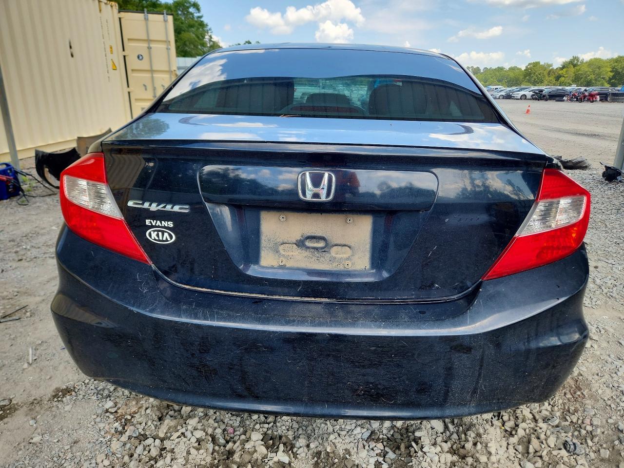 2012 Honda Civic Ex Black vin: 19XFB2F86CE306595