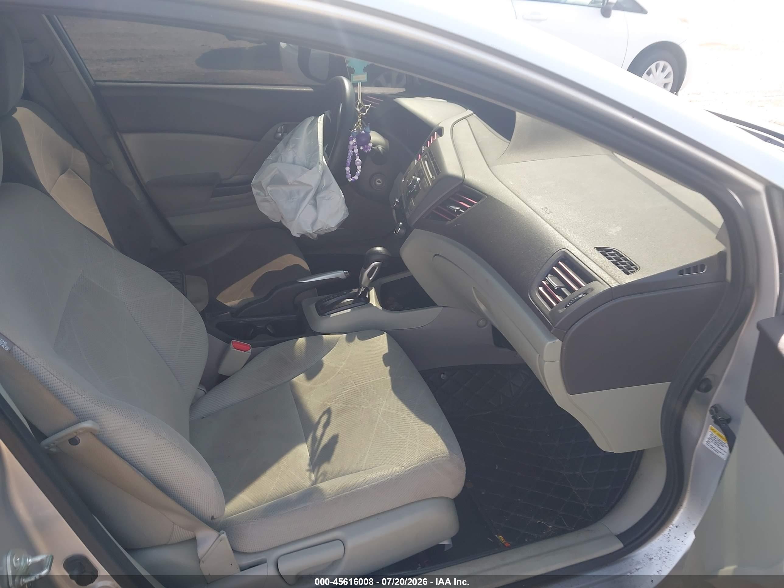2012 Honda Civic Ex Silver vin: 19XFB2F86CE320383