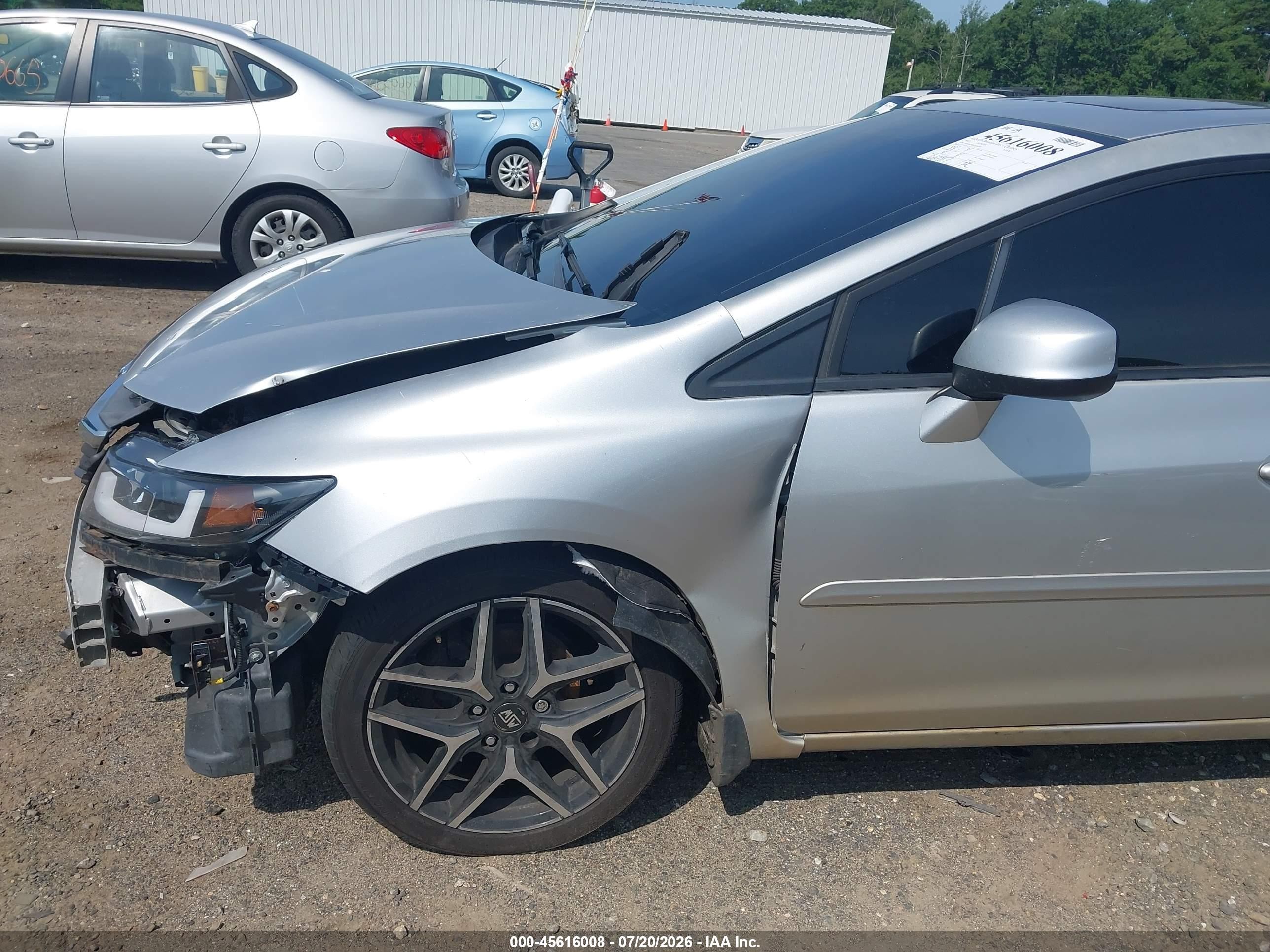 2012 Honda Civic Ex Silver vin: 19XFB2F86CE320383