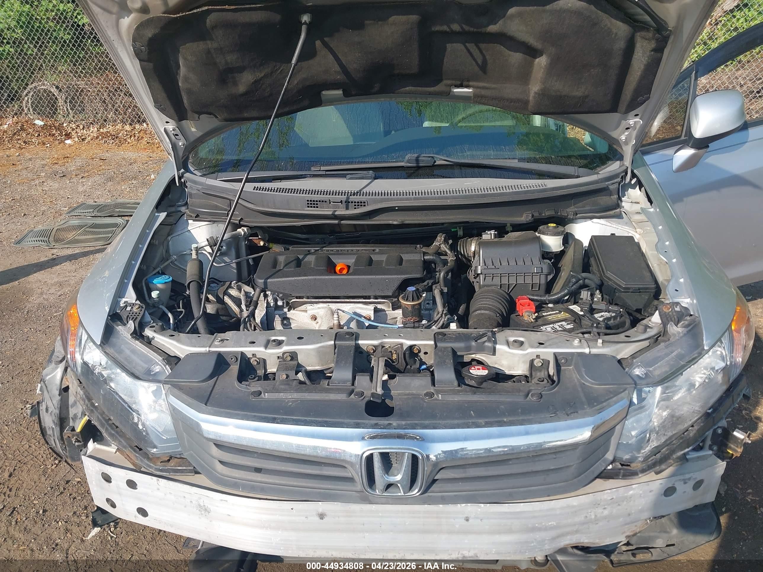 2012 Honda Civic Ex Silver vin: 19XFB2F86CE346109