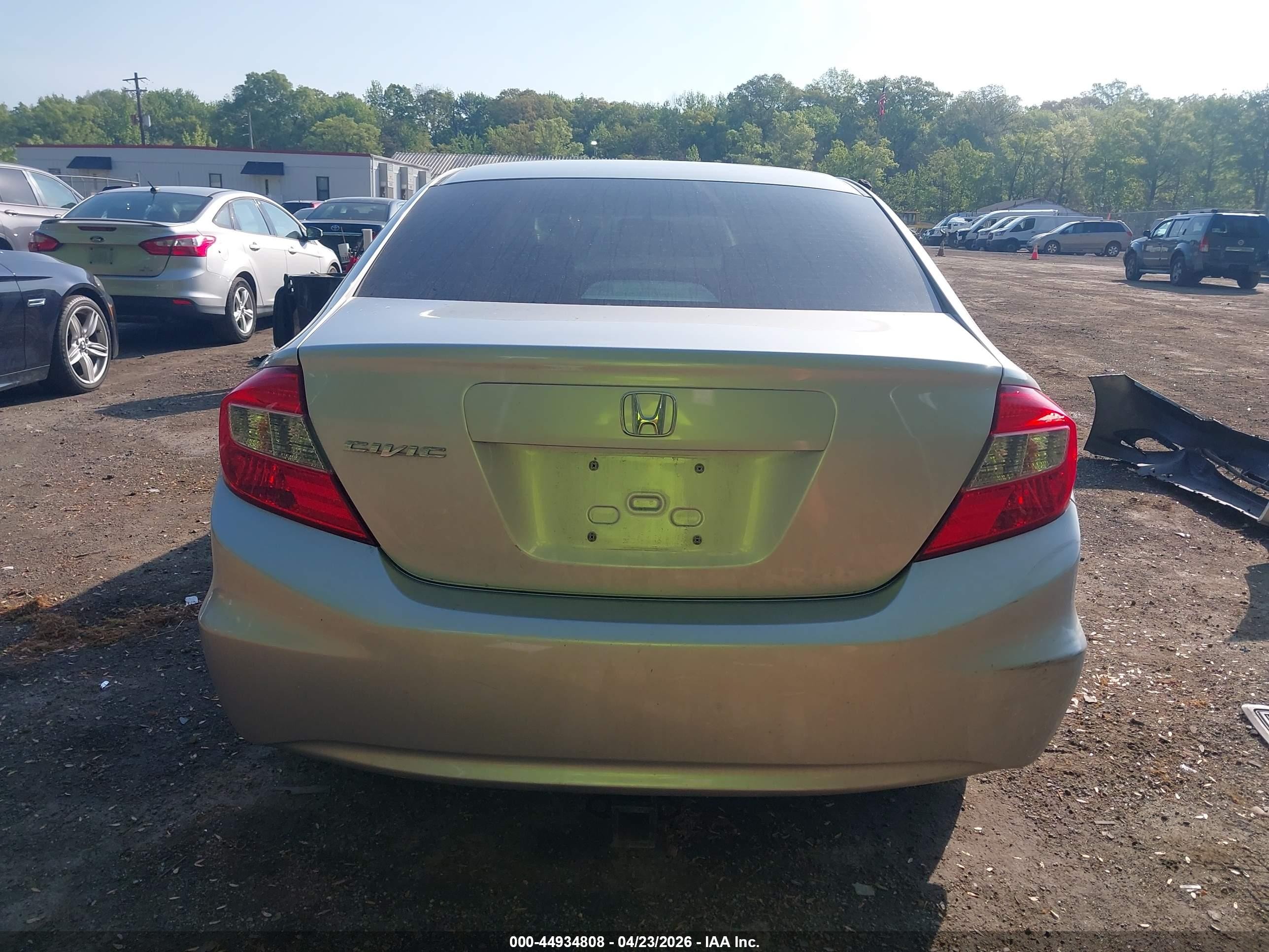 2012 Honda Civic Ex Silver vin: 19XFB2F86CE346109