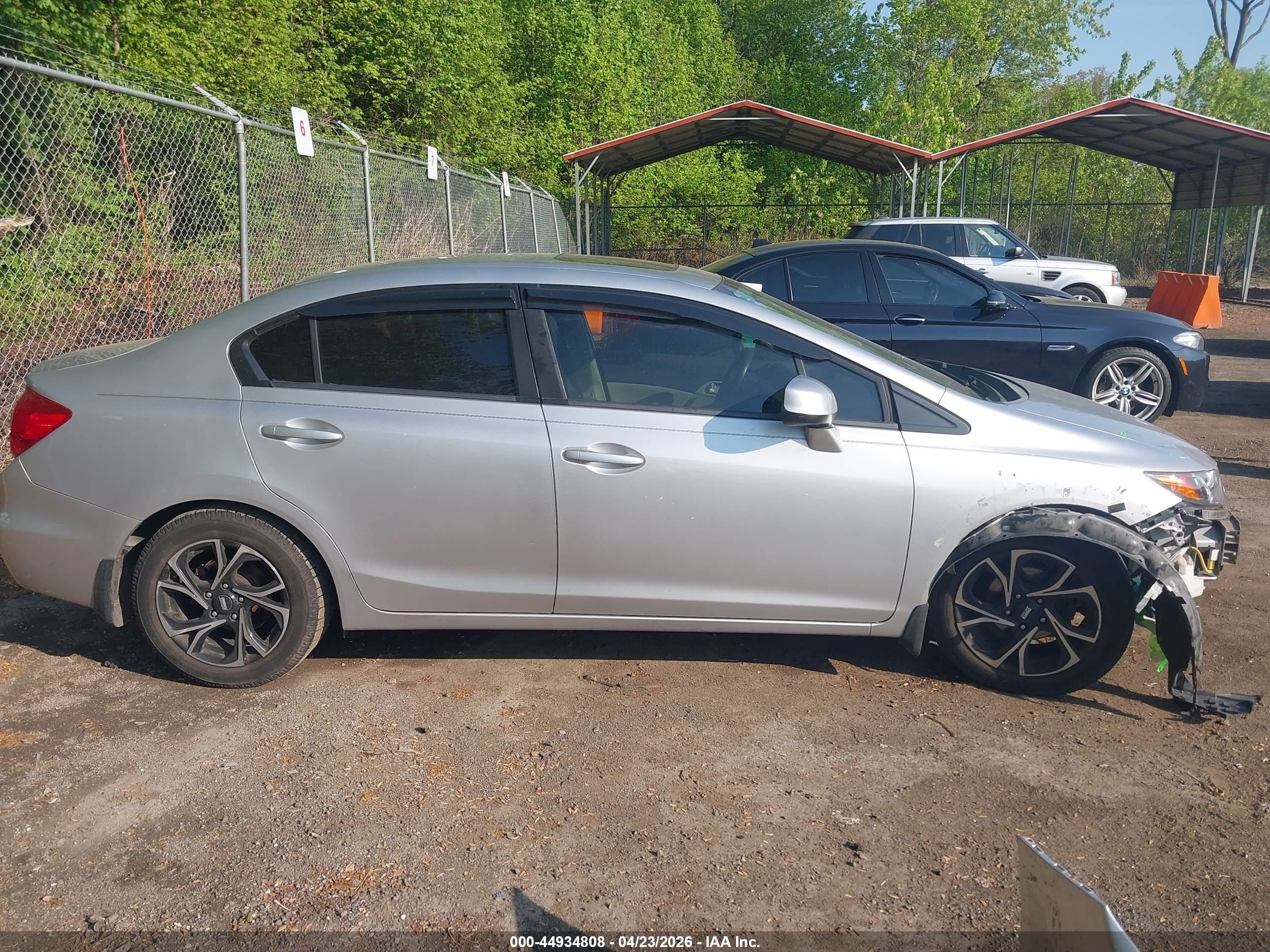 2012 Honda Civic Ex Silver vin: 19XFB2F86CE346109
