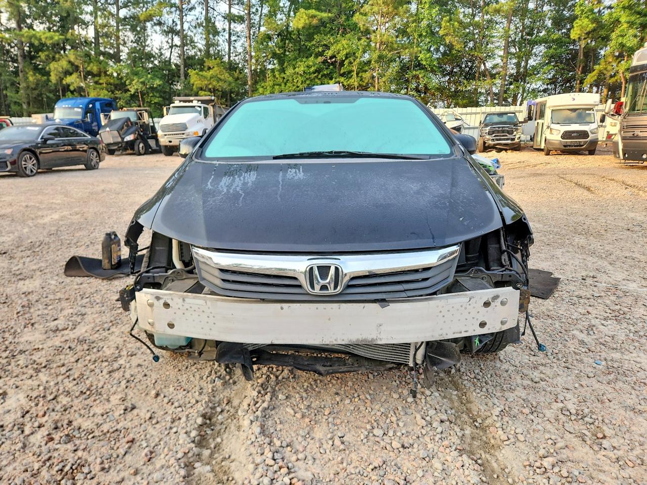 2012 Honda Civic Ex Black vin: 19XFB2F86CE382558