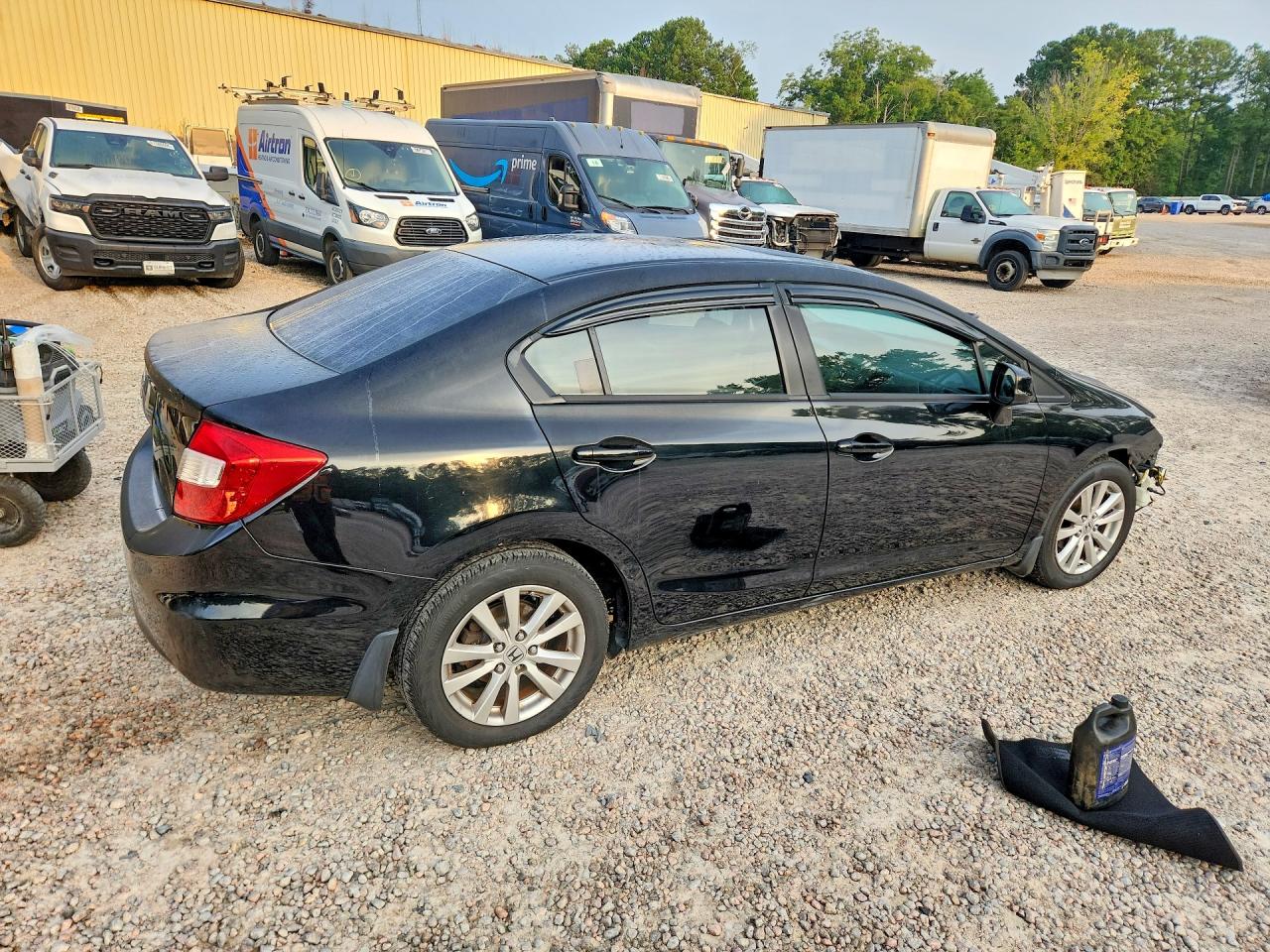 2012 Honda Civic Ex Black vin: 19XFB2F86CE382558