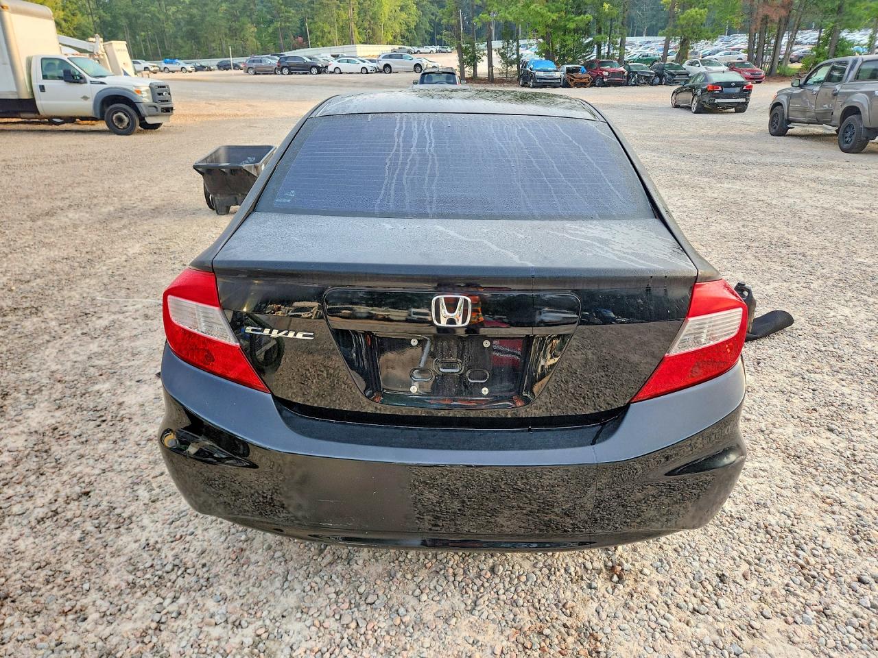 2012 Honda Civic Ex Black vin: 19XFB2F86CE382558