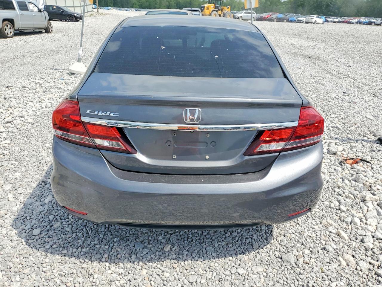2013 Honda Civic Ex Gray vin: 19XFB2F86DE023535