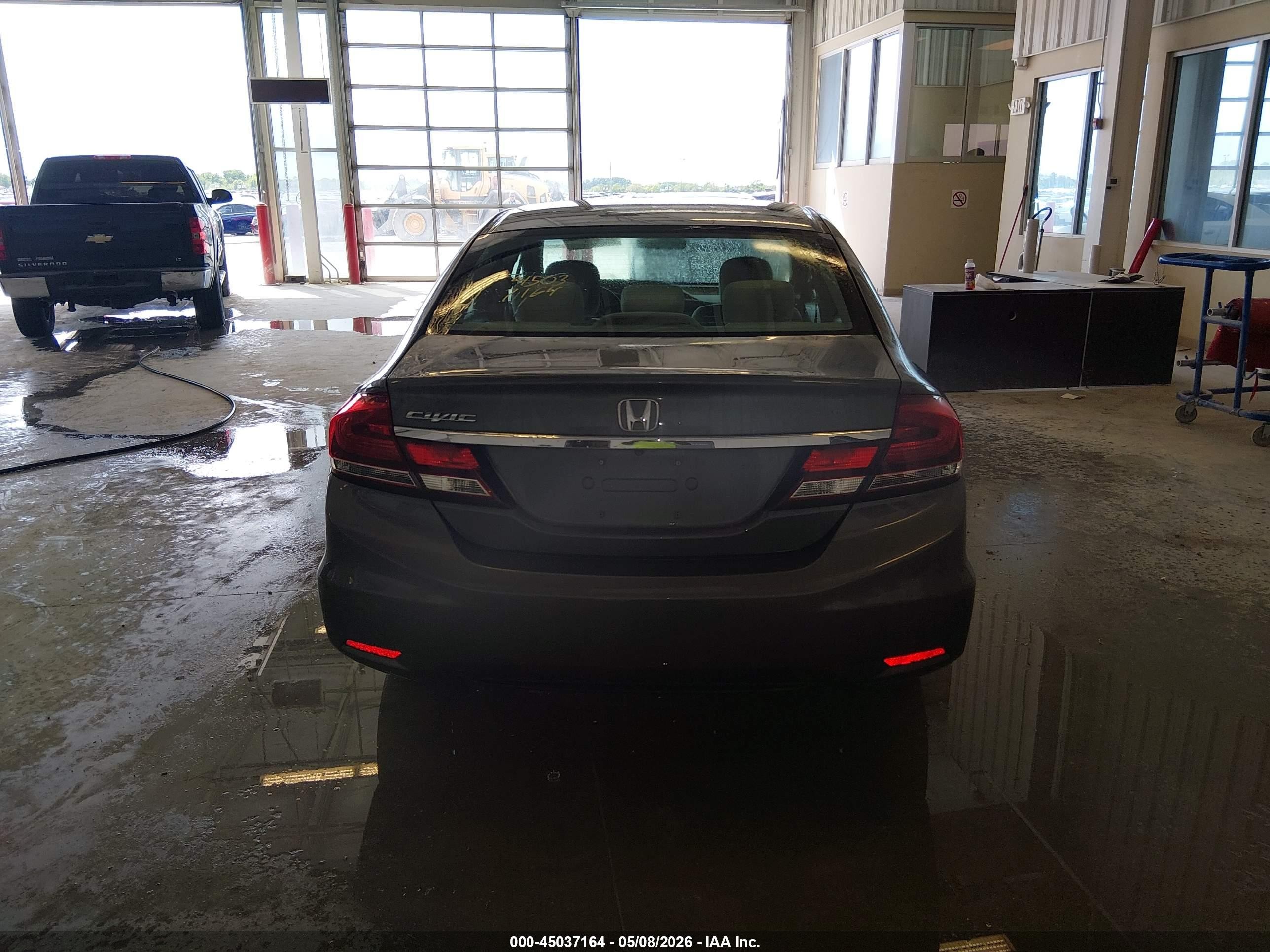 2013 Honda Civic Ex Серый vin: 19XFB2F86DE033045