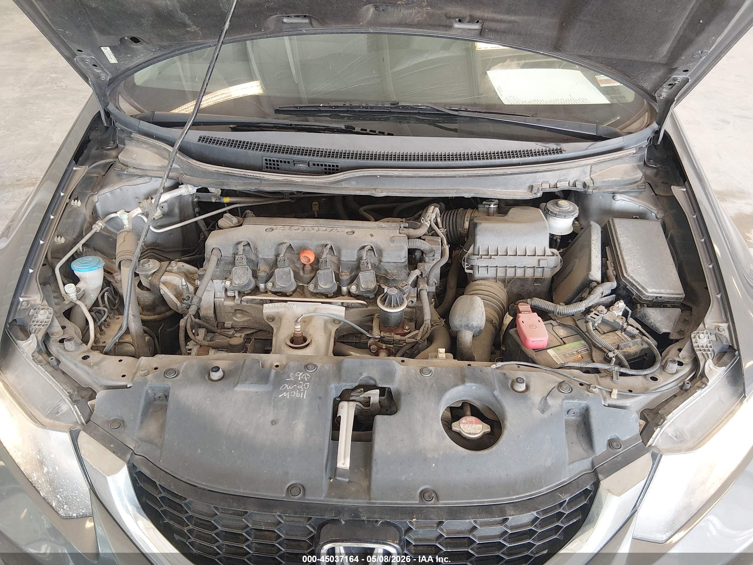 2013 Honda Civic Ex Серый vin: 19XFB2F86DE033045