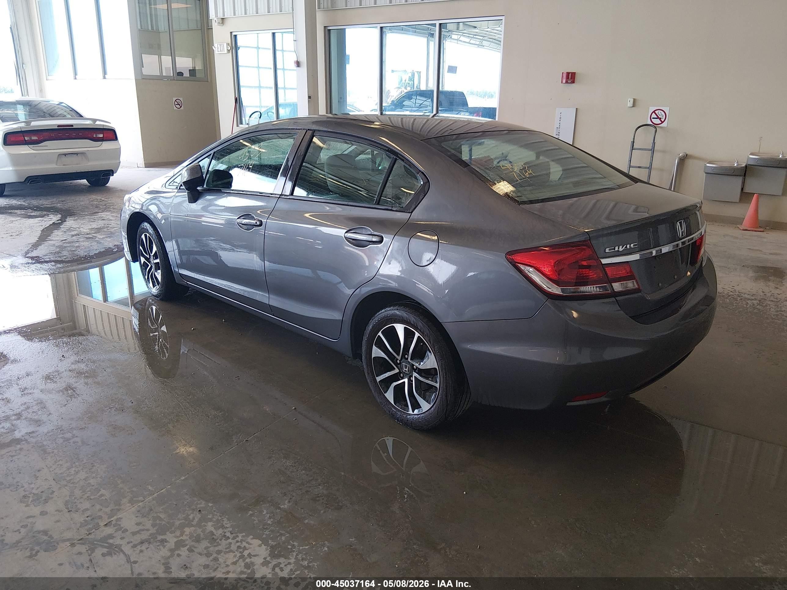 2013 Honda Civic Ex Серый vin: 19XFB2F86DE033045