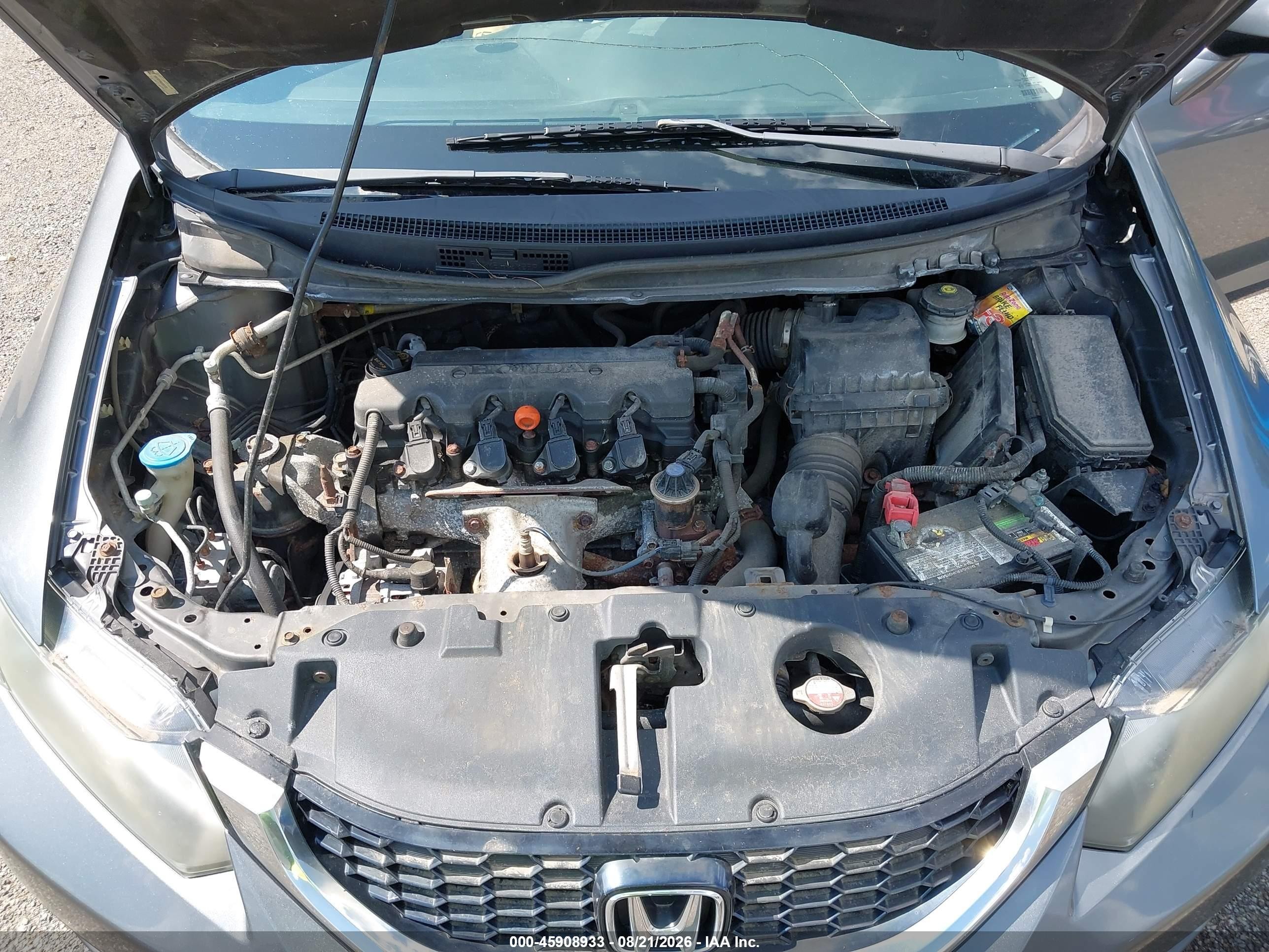 2013 Honda Civic Ex Gray vin: 19XFB2F86DE037287