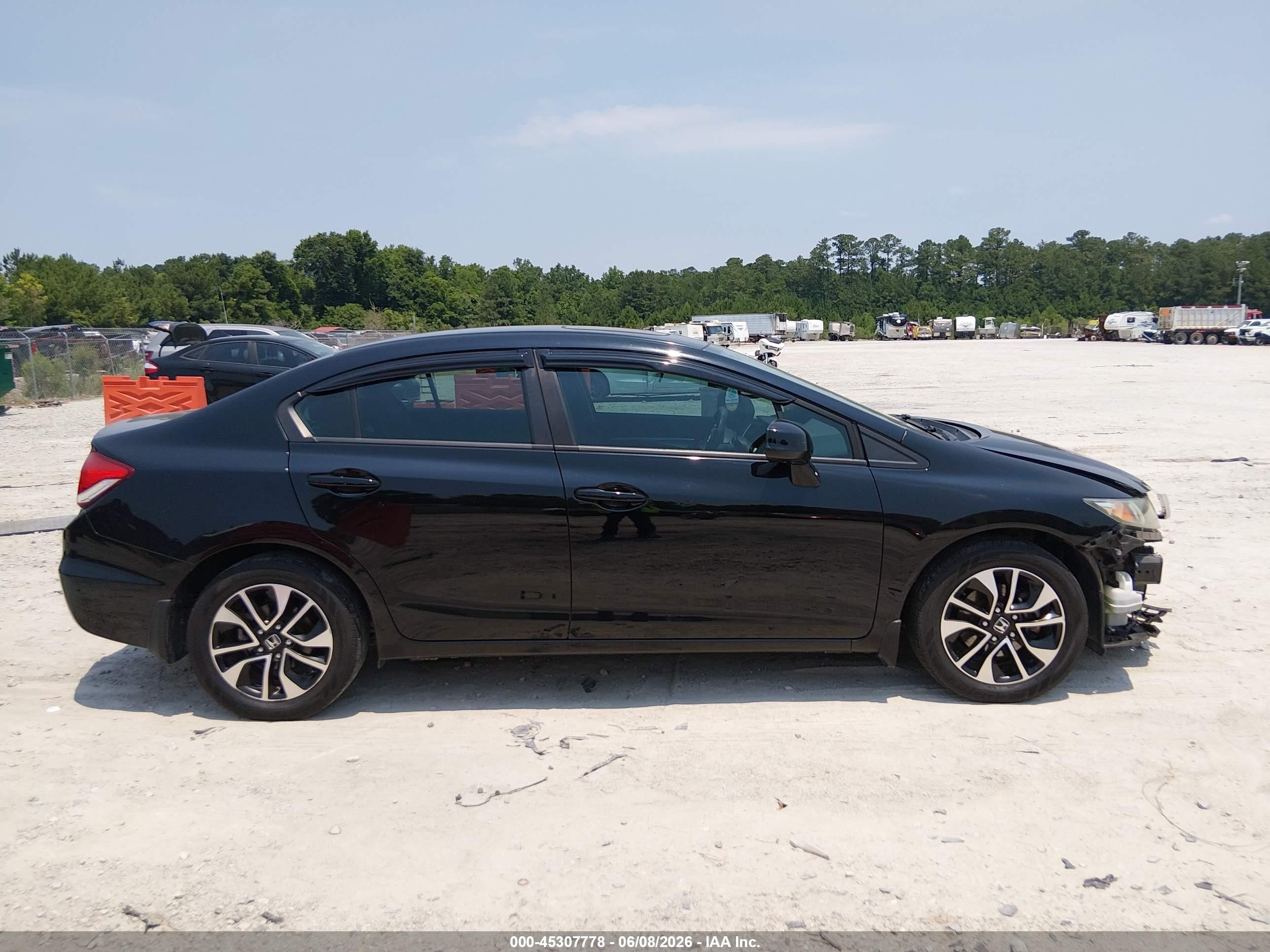 2013 Honda Civic Ex Black vin: 19XFB2F86DE050573
