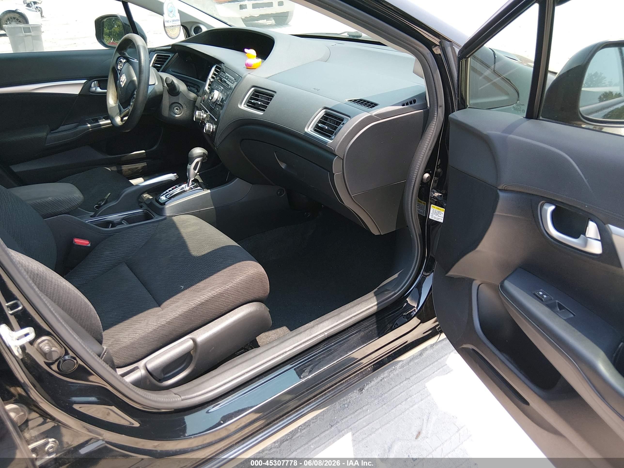 2013 Honda Civic Ex Black vin: 19XFB2F86DE050573