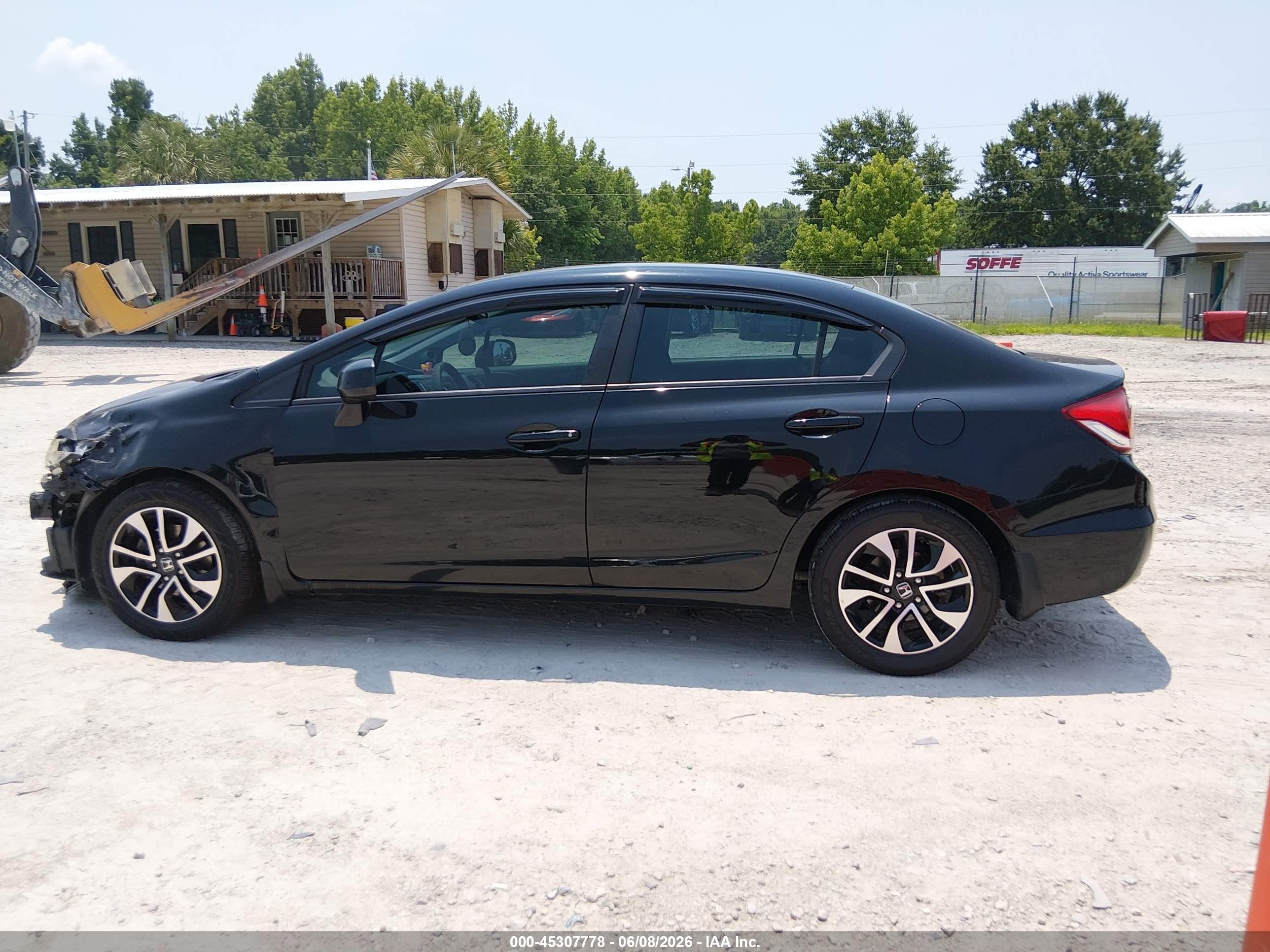 2013 Honda Civic Ex Black vin: 19XFB2F86DE050573