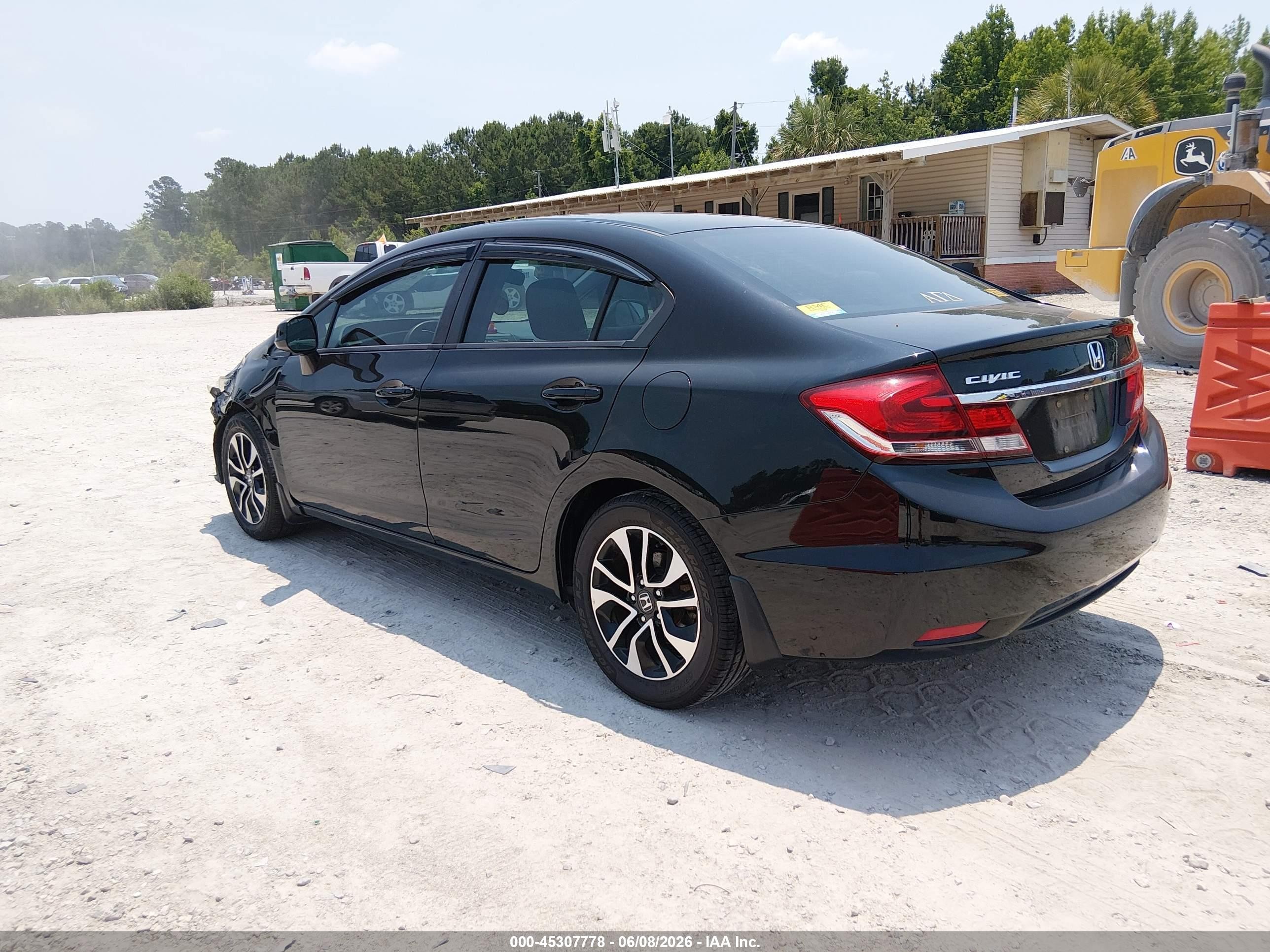 2013 Honda Civic Ex Black vin: 19XFB2F86DE050573