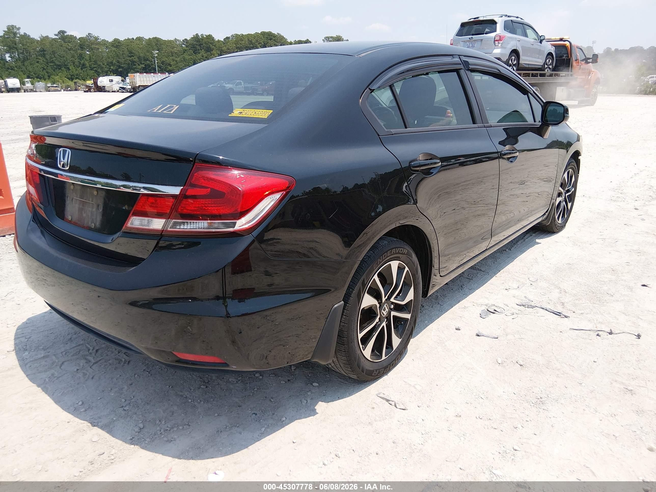 2013 Honda Civic Ex Black vin: 19XFB2F86DE050573