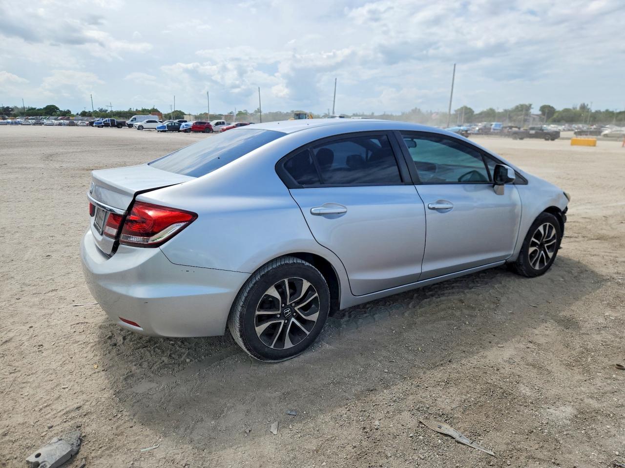 2013 Honda Civic Ex Silver vin: 19XFB2F86DE062349