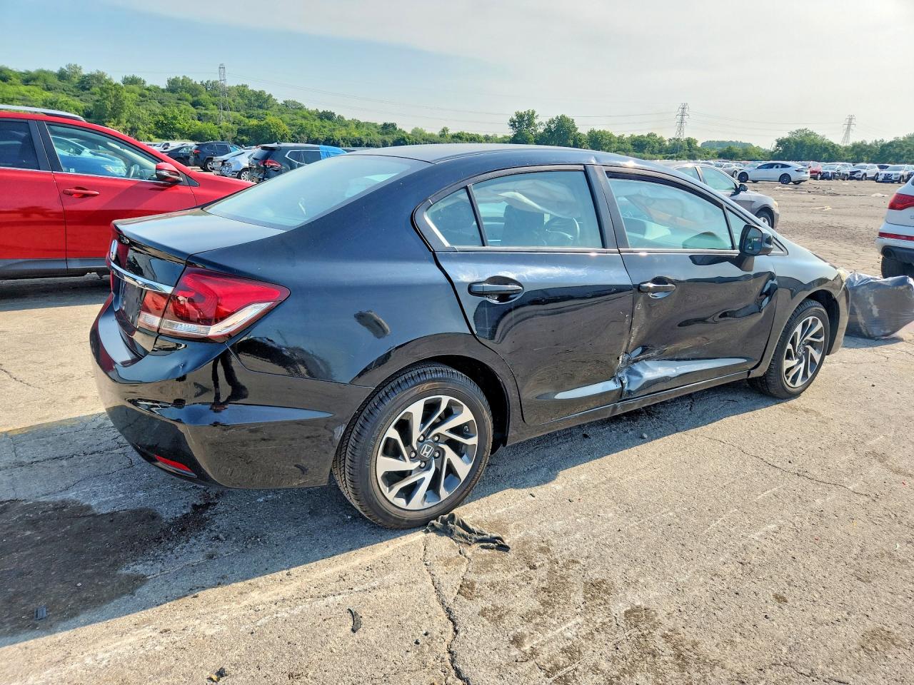 2013 Honda Civic Ex Черный vin: 19XFB2F86DE210581