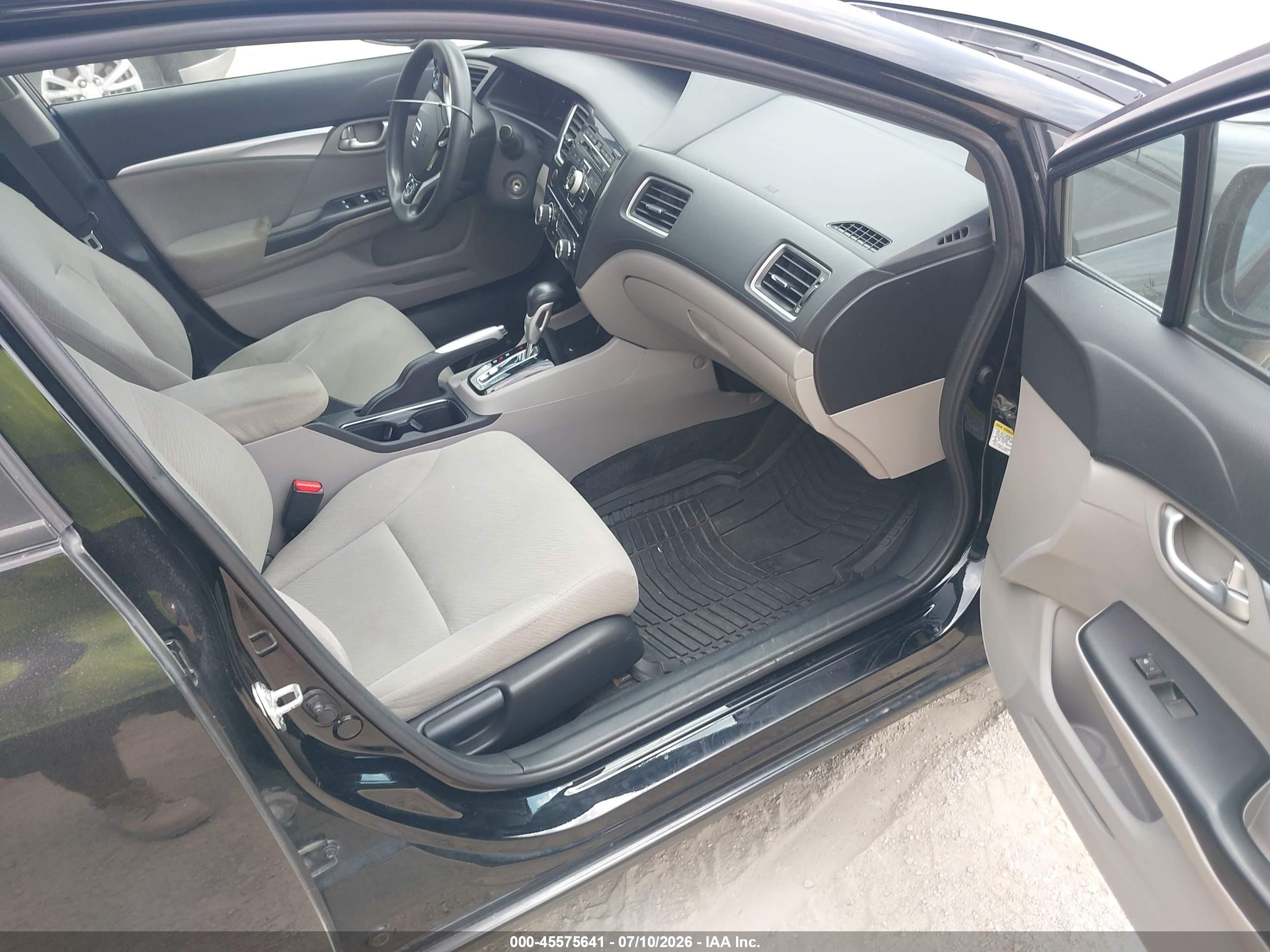 2013 Honda Civic Ex Черный vin: 19XFB2F86DE232886