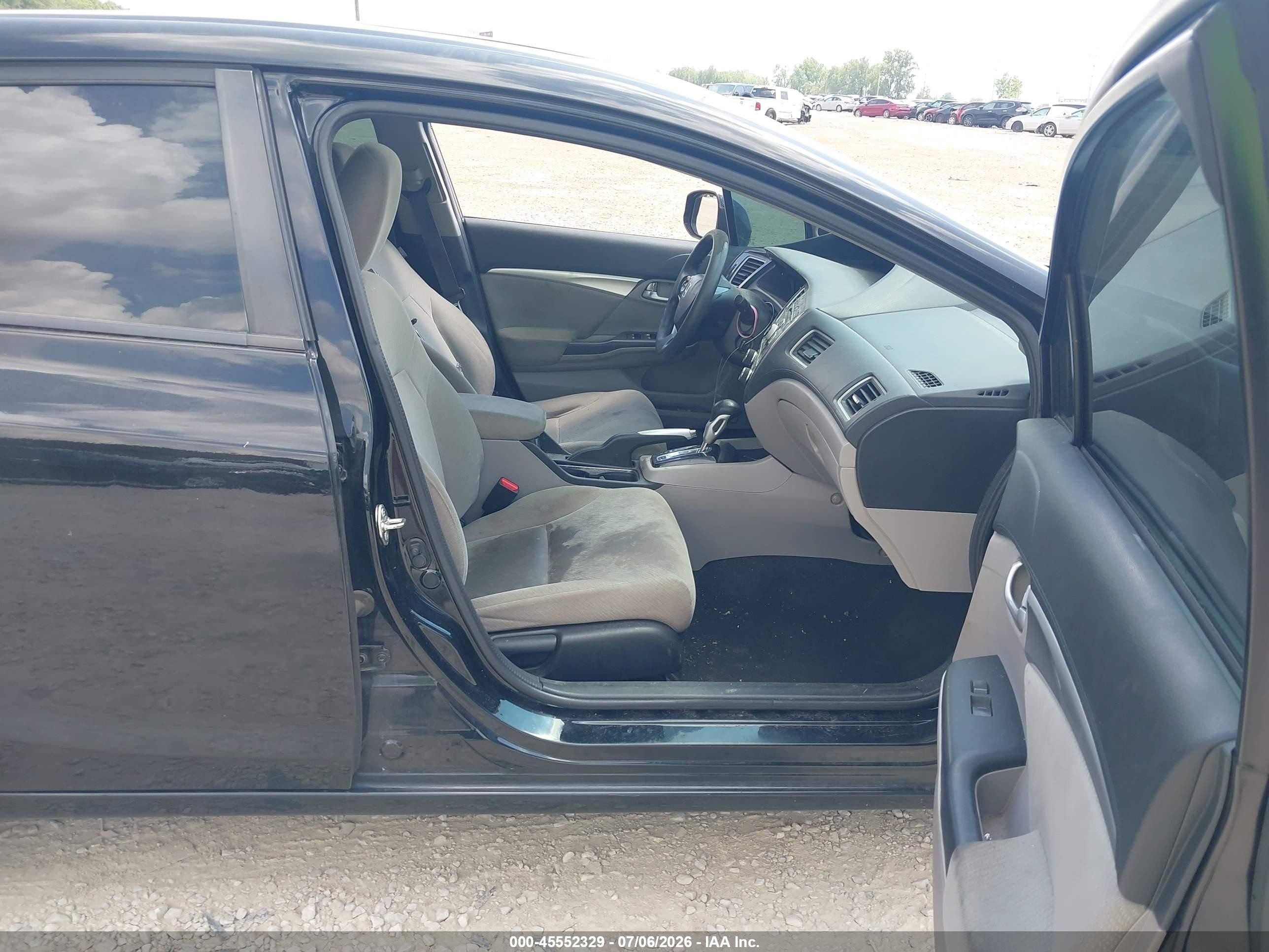 2013 Honda Civic Ex Black vin: 19XFB2F86DE265421