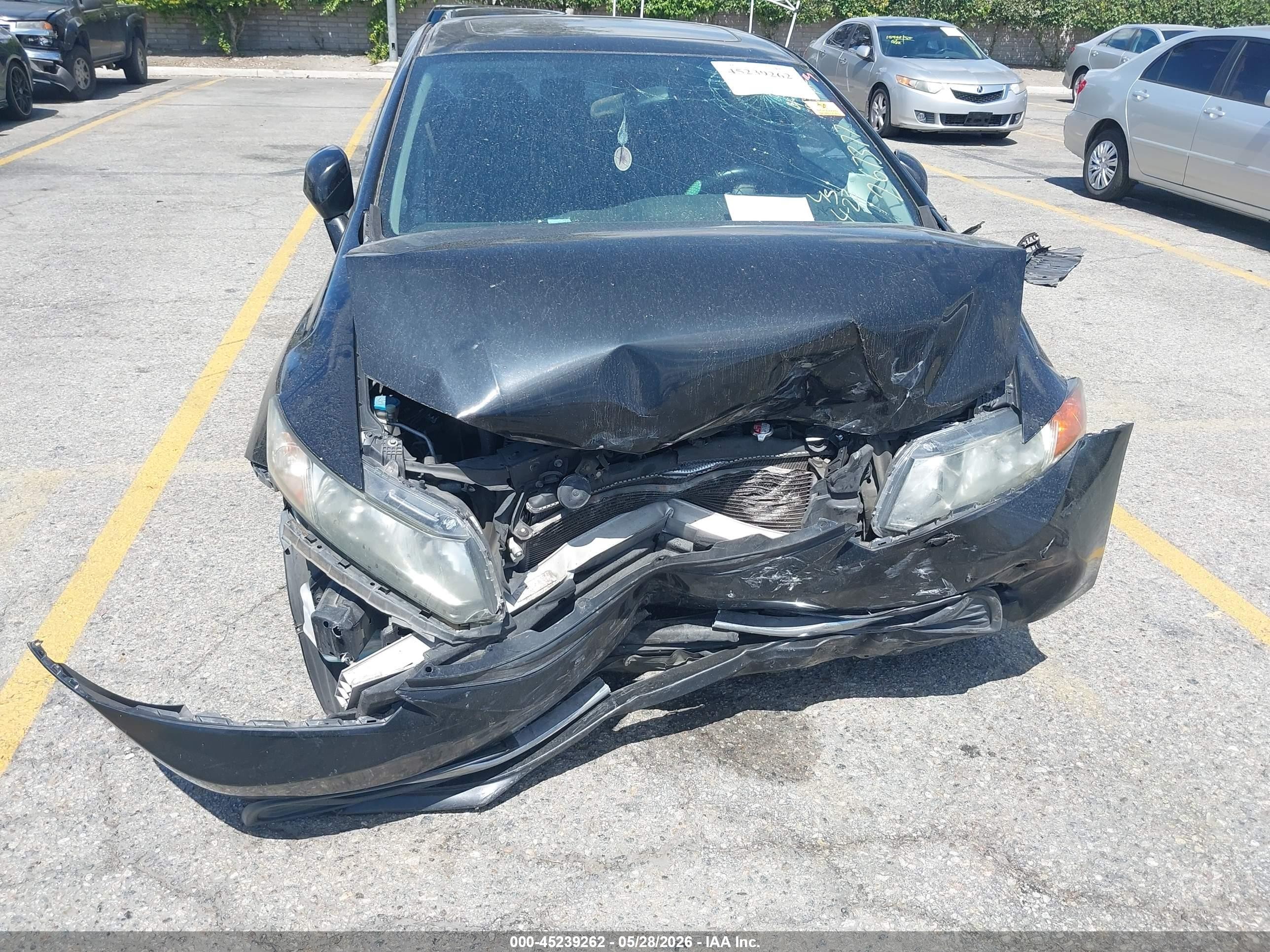2013 Honda Civic Ex Black vin: 19XFB2F86DE267377
