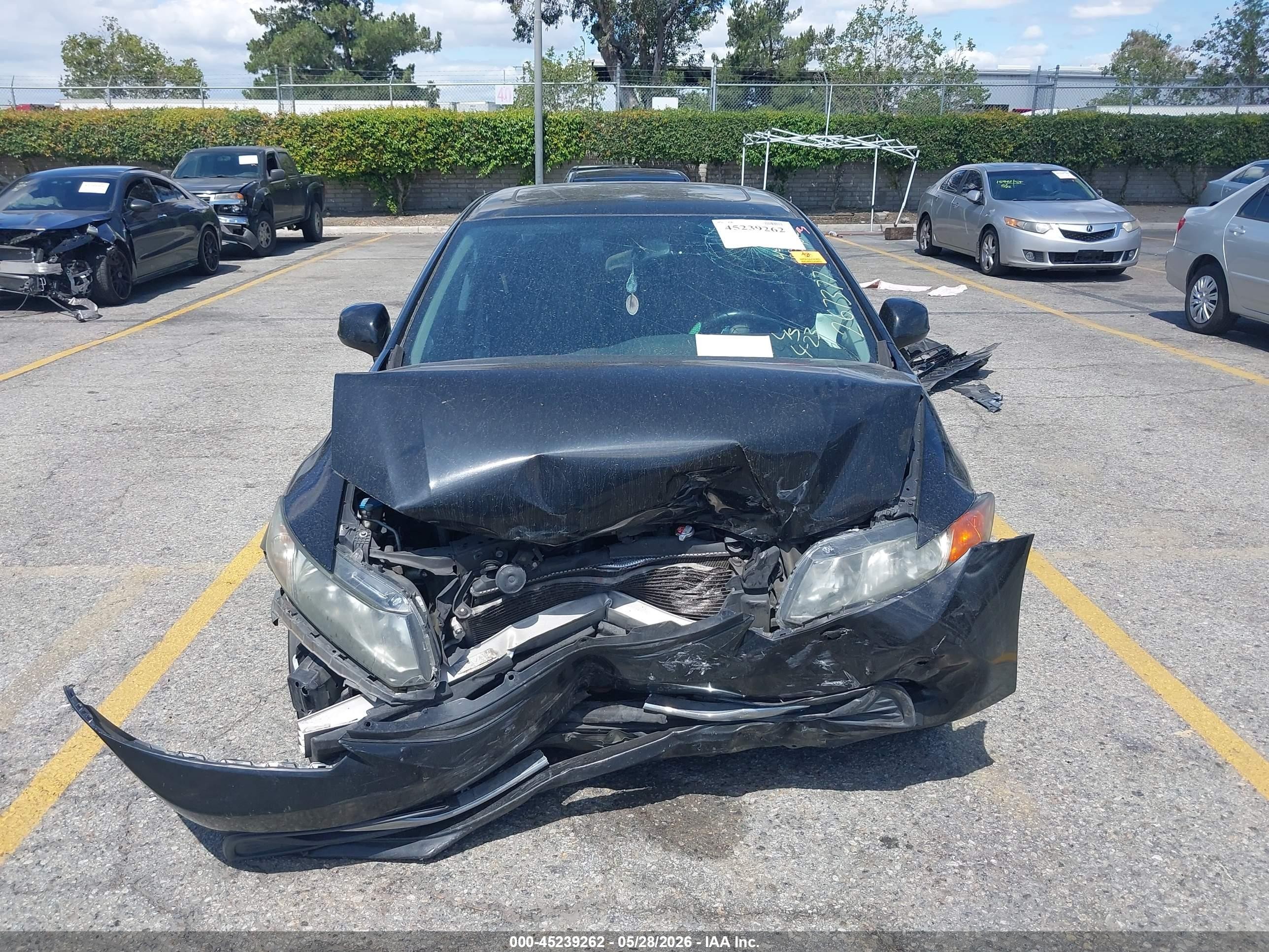 2013 Honda Civic Ex Black vin: 19XFB2F86DE267377