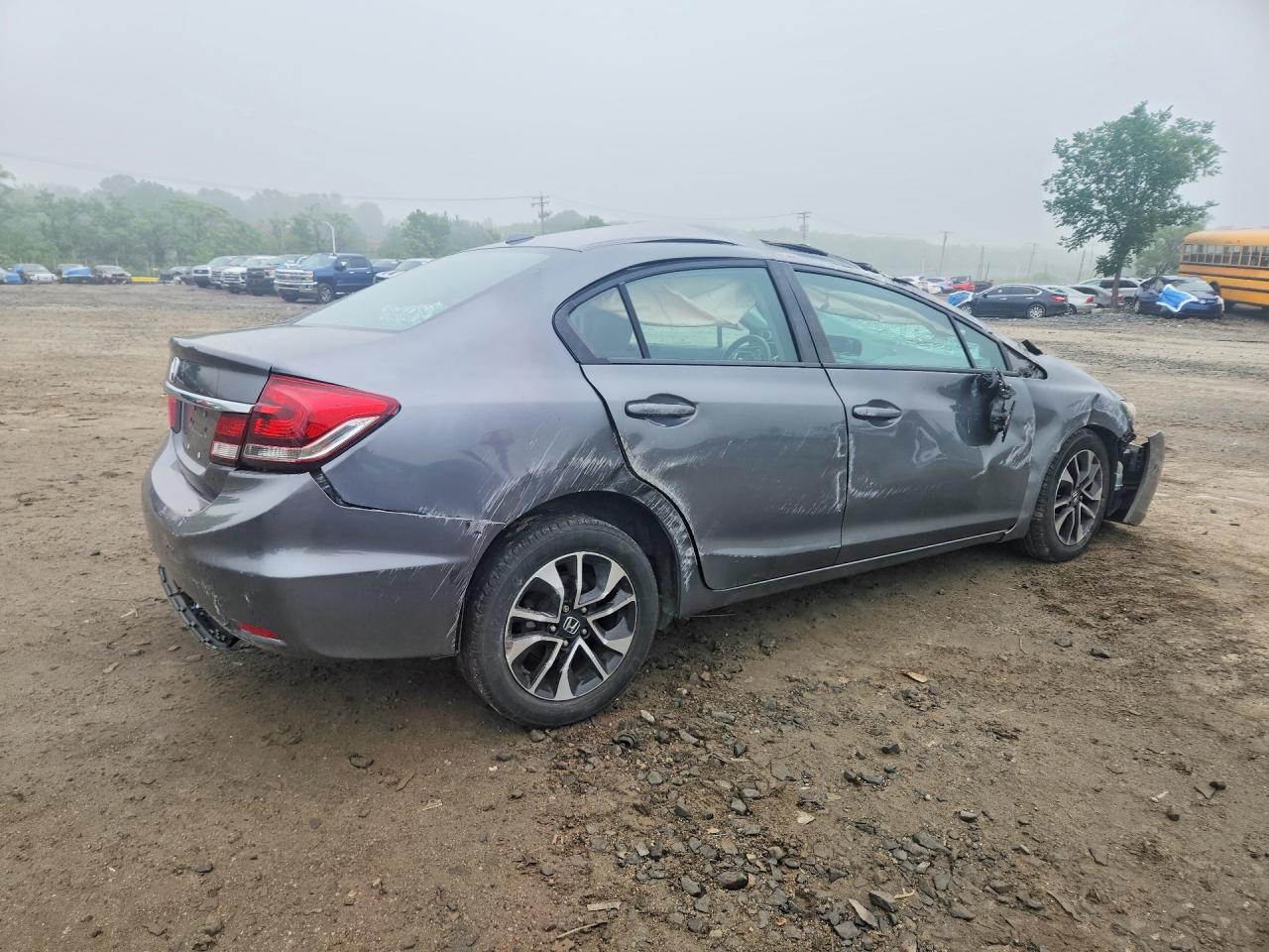 2013 Honda Civic Ex Gray vin: 19XFB2F86DE284969