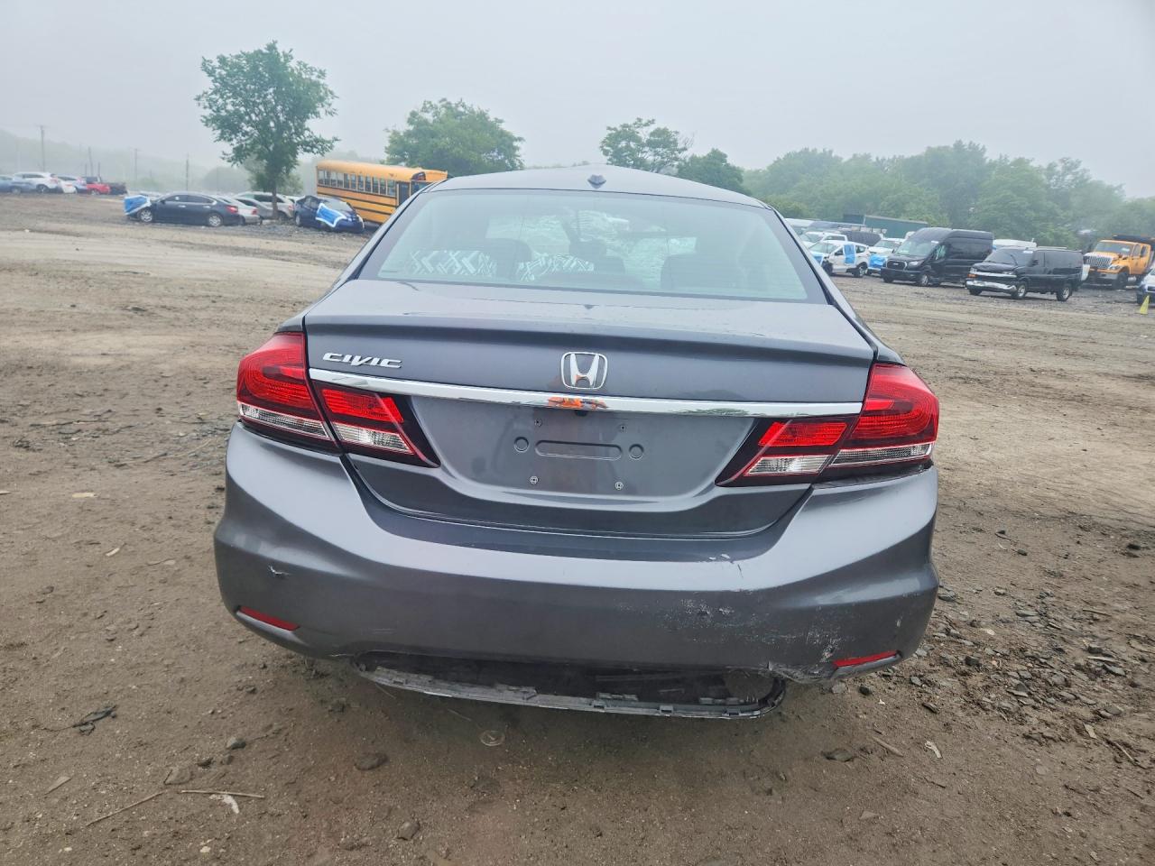 2013 Honda Civic Ex Gray vin: 19XFB2F86DE284969