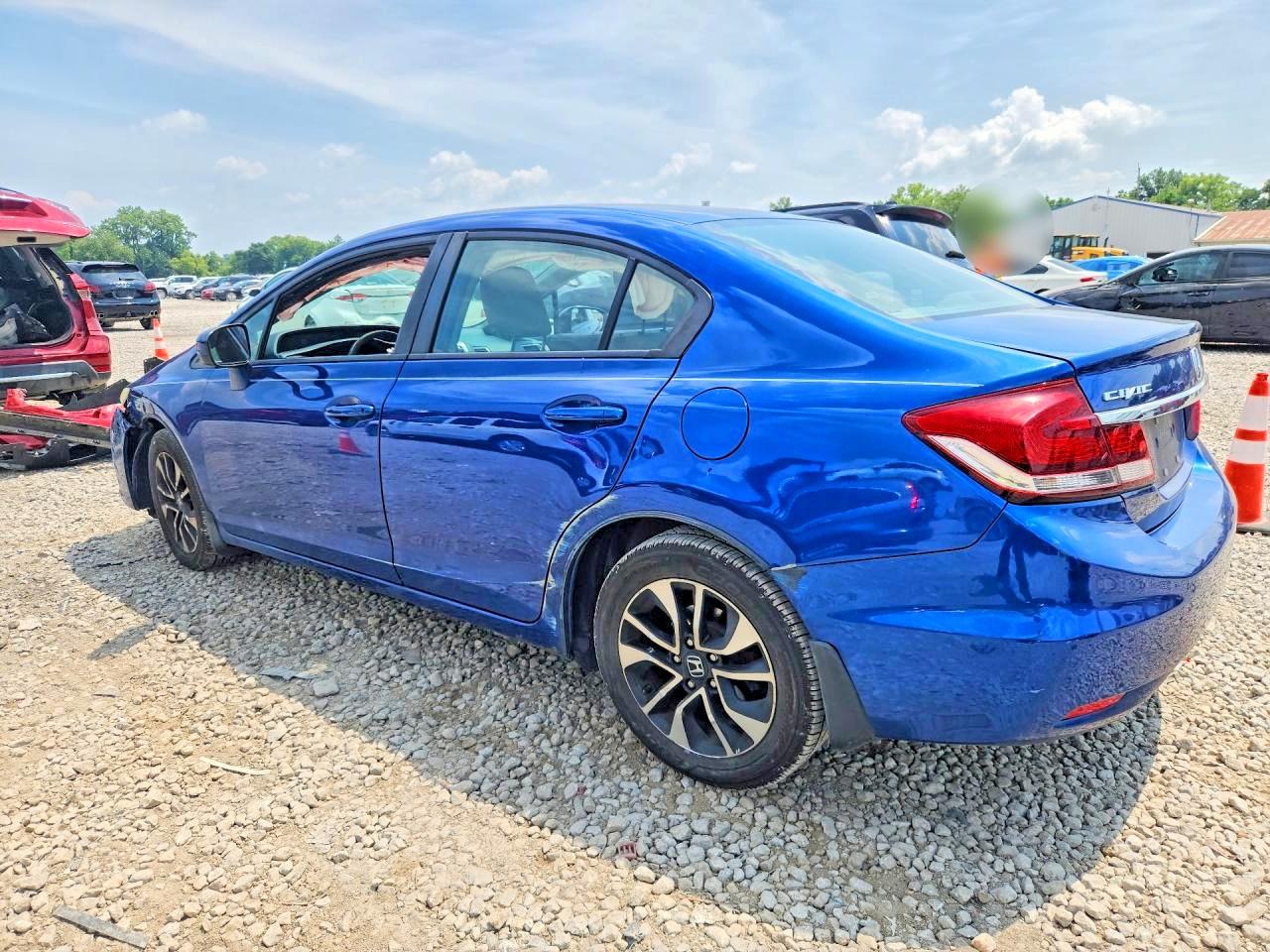 2014 Honda Civic Ex Blue vin: 19XFB2F86EE016358