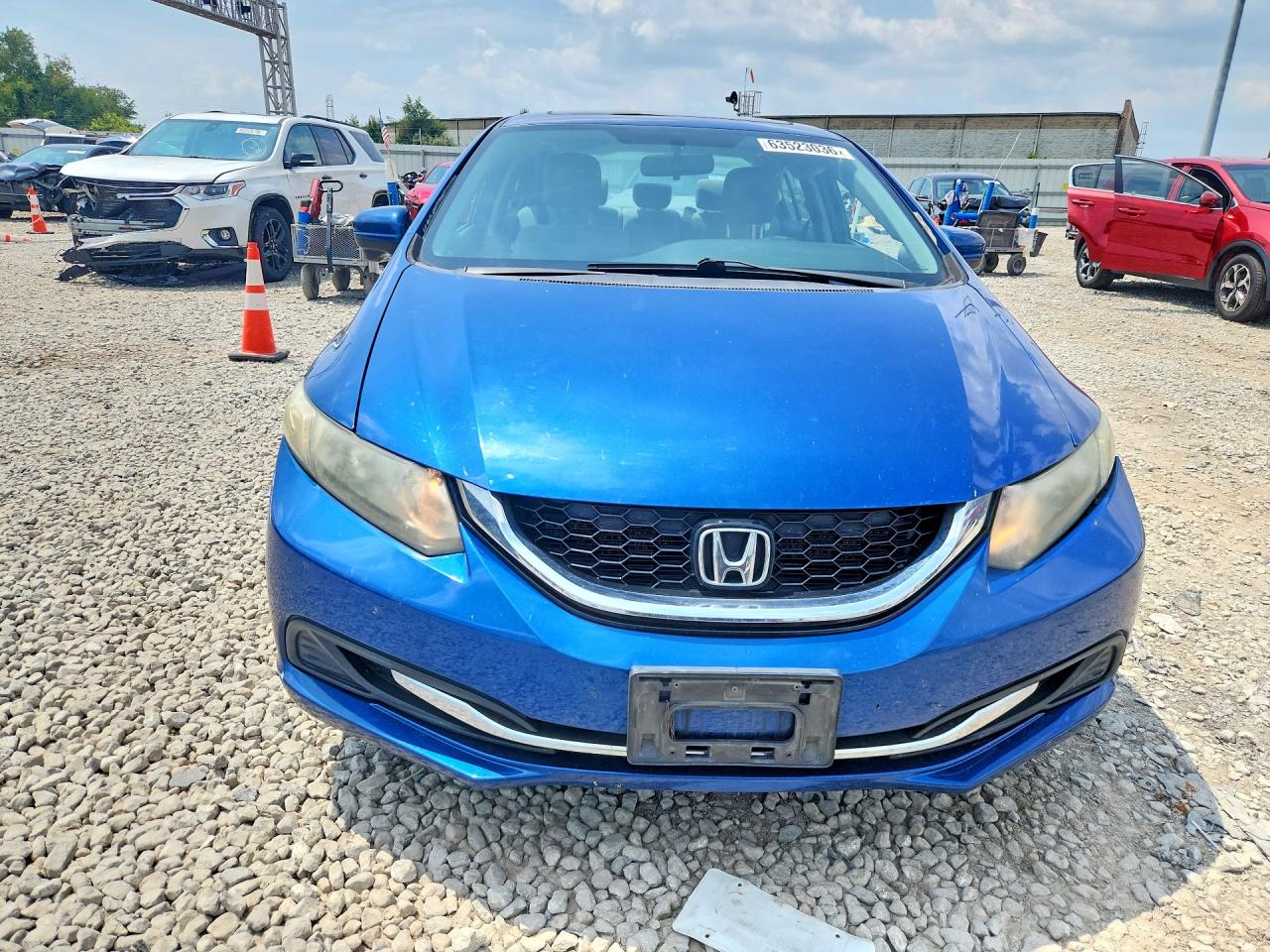 2014 Honda Civic Ex Blue vin: 19XFB2F86EE016358