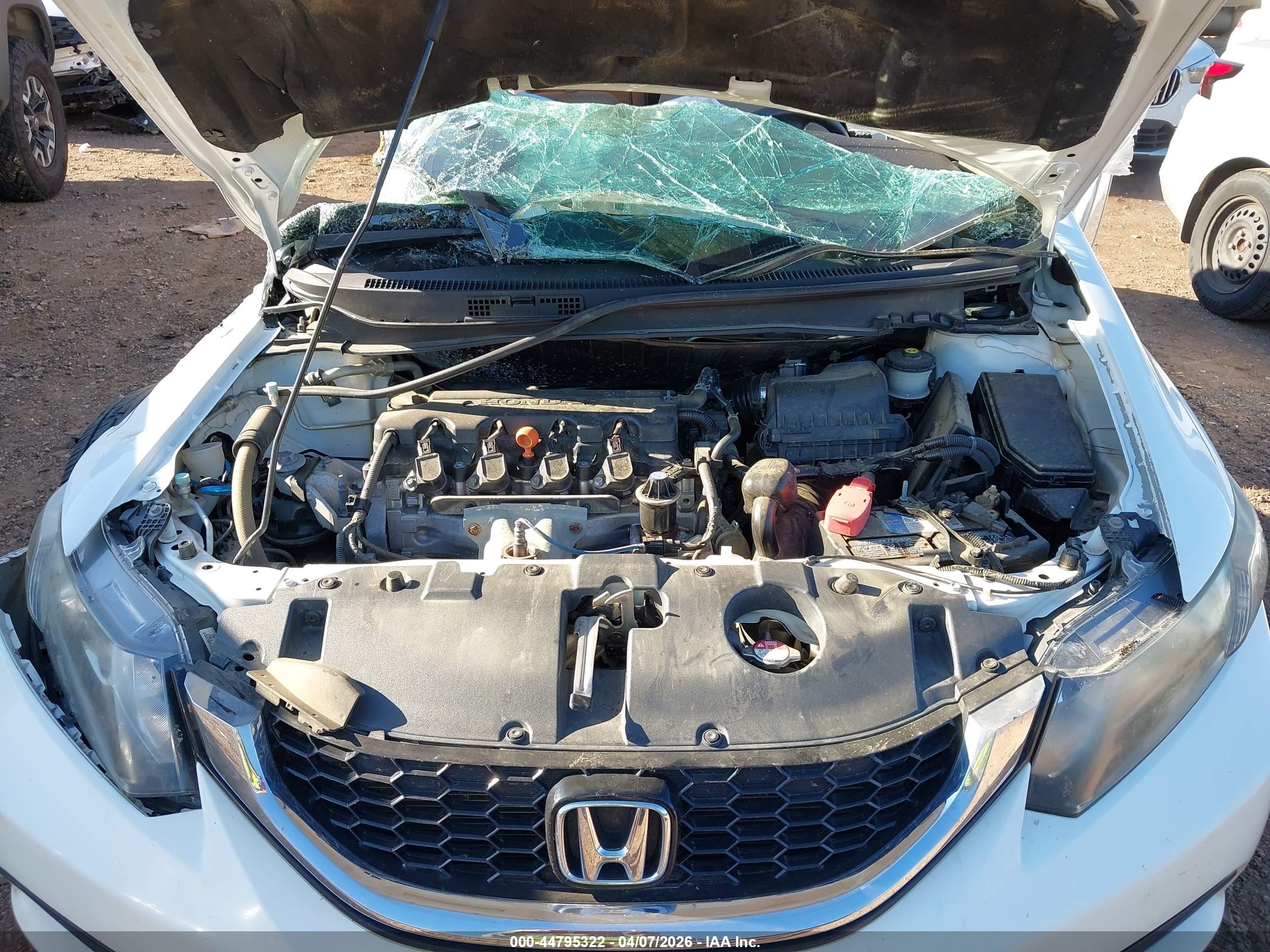 2014 Honda Civic Ex White vin: 19XFB2F86EE023553