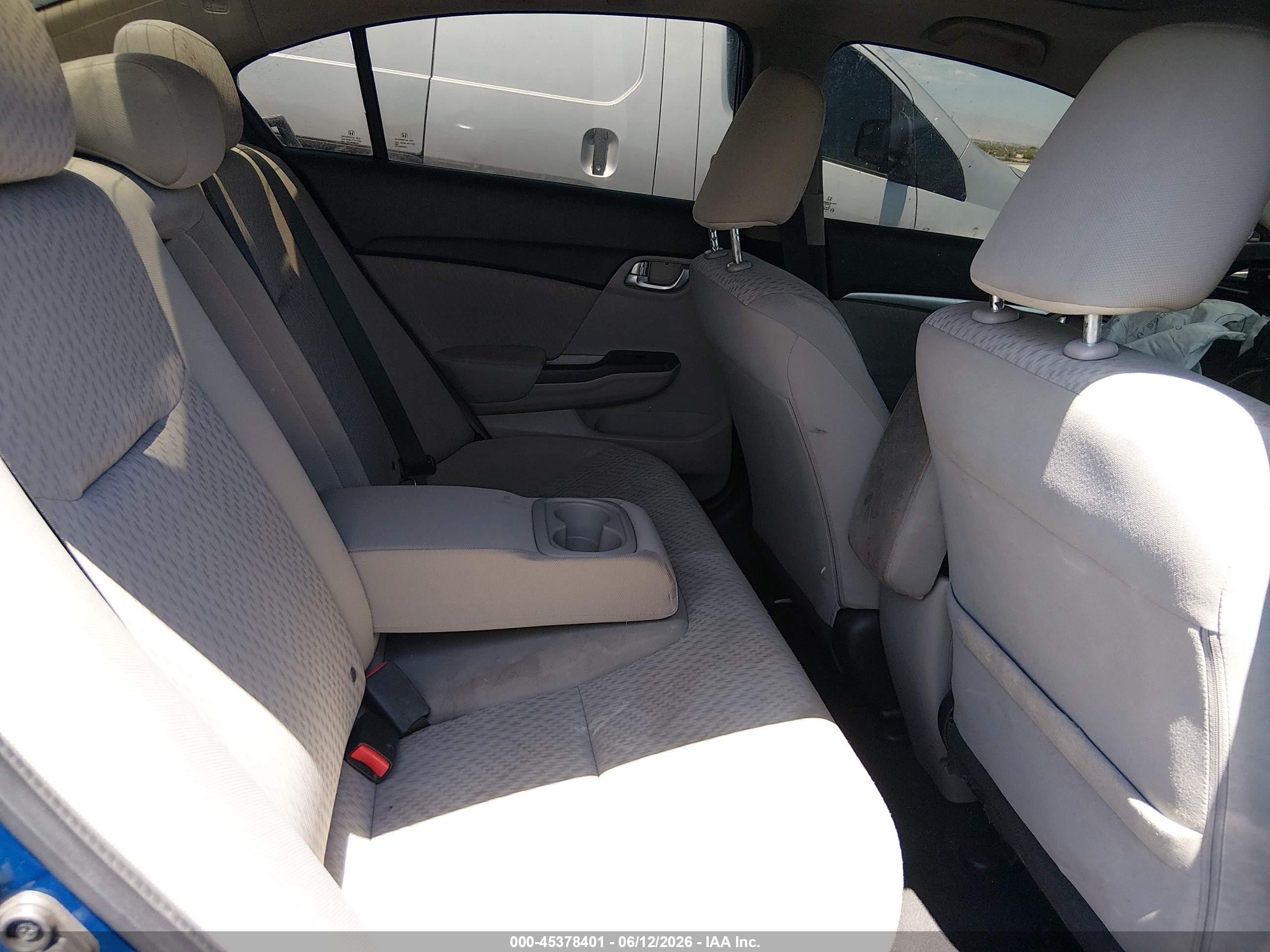 2014 Honda Civic Ex Синий vin: 19XFB2F86EE028736