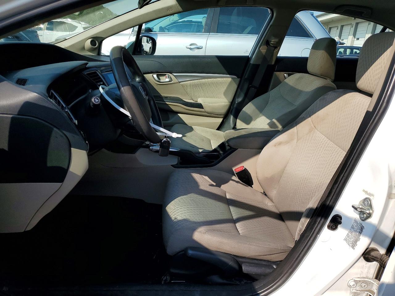 2014 Honda Civic Ex White vin: 19XFB2F86EE037355