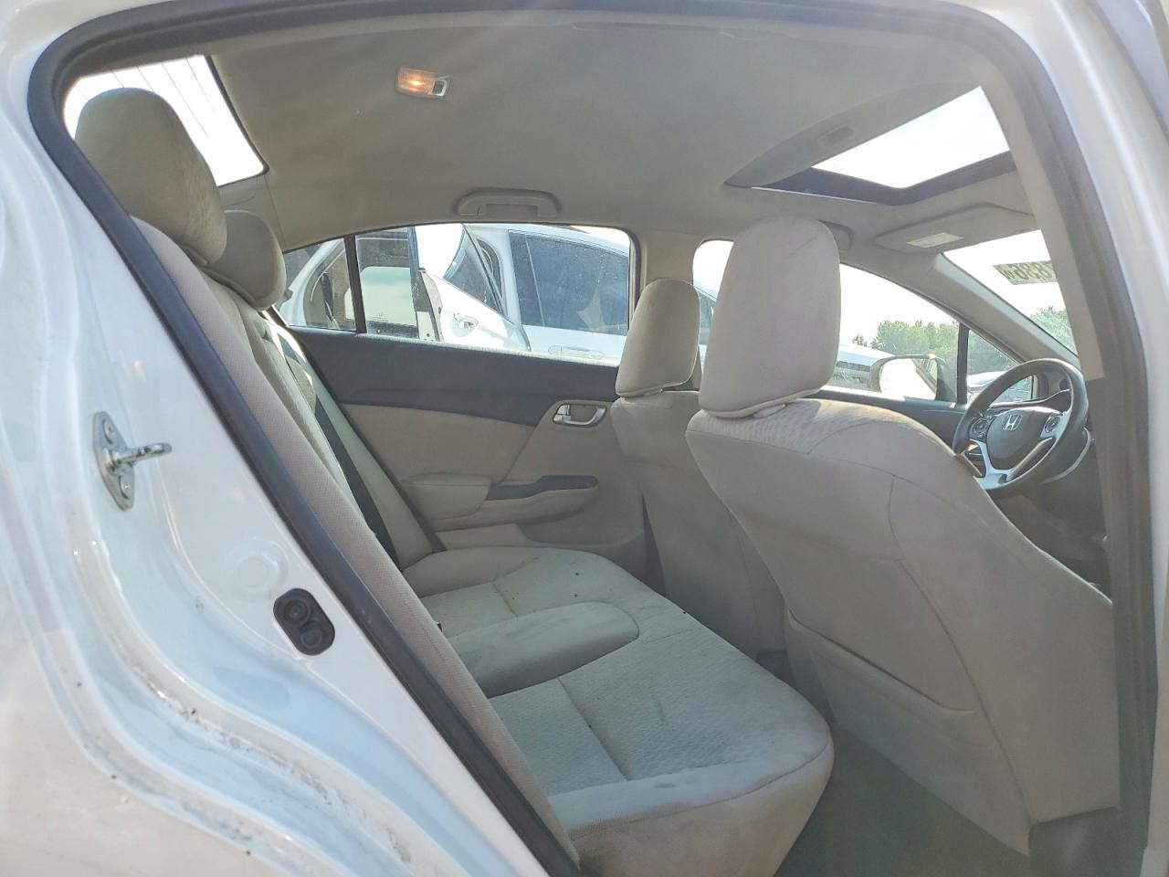 2014 Honda Civic Ex White vin: 19XFB2F86EE037355