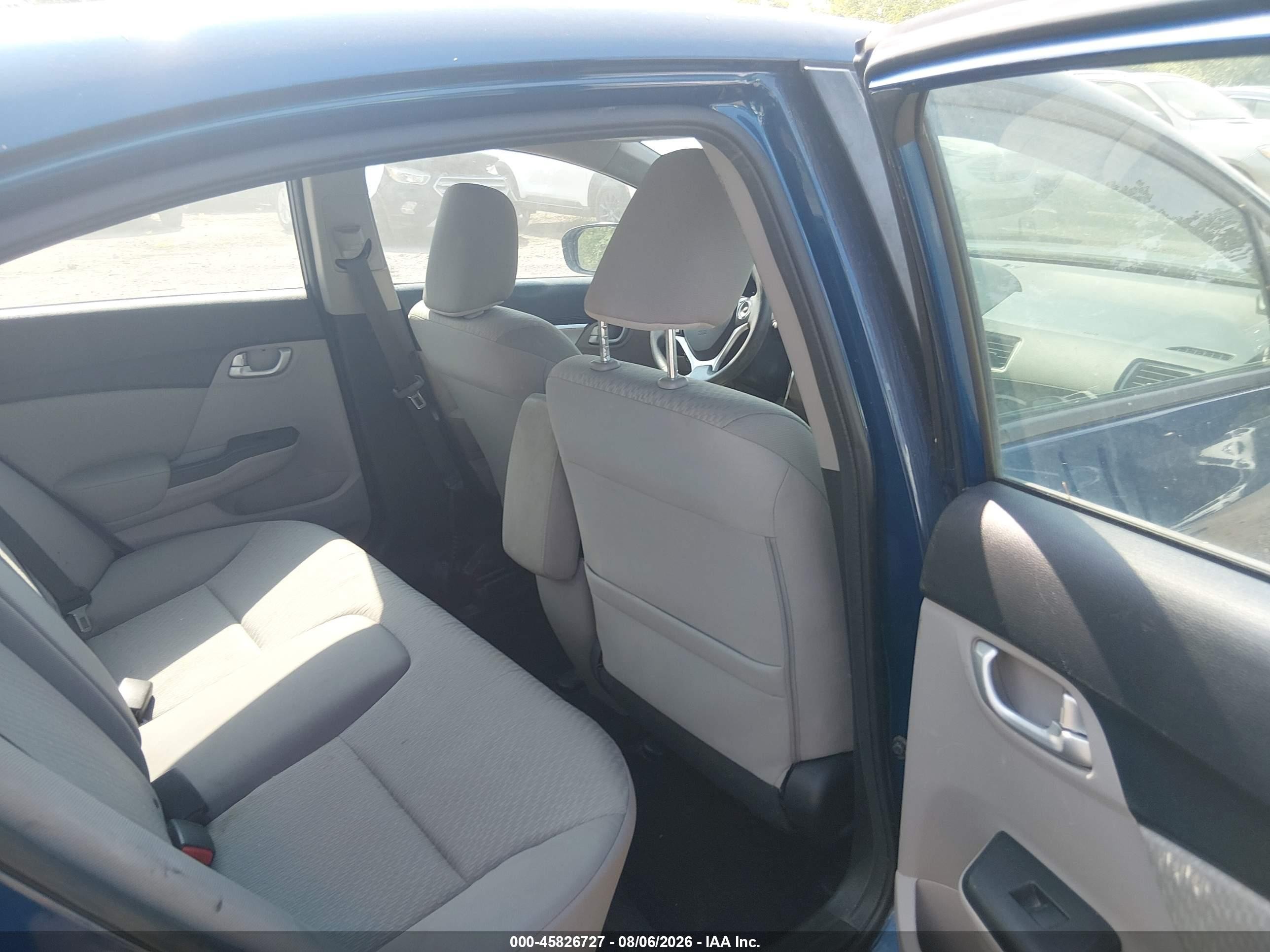 2014 Honda Civic Ex Синий vin: 19XFB2F86EE060960